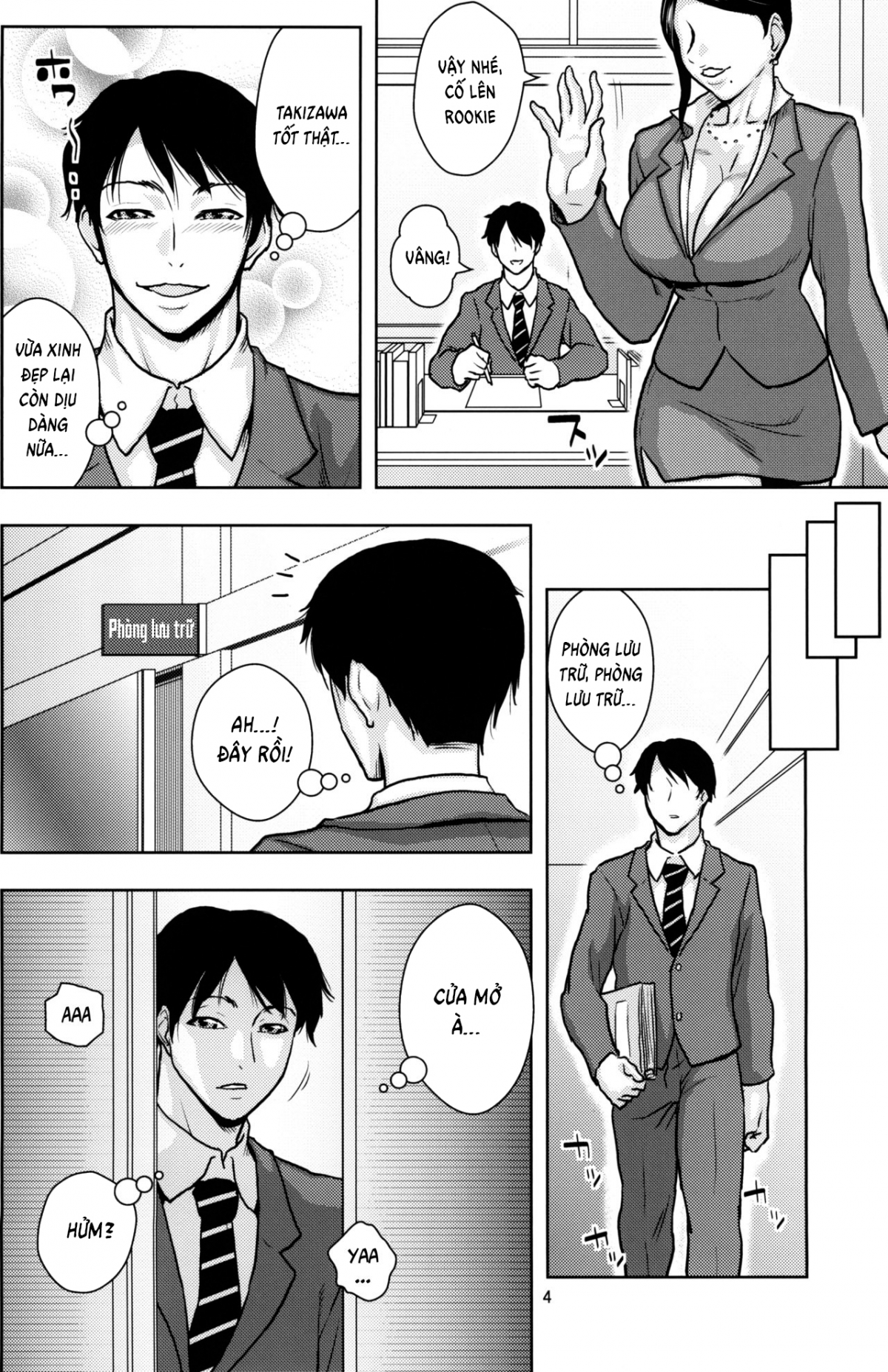Đọc truyện hentai Violating A Beautiful Female Boss - Chap 1