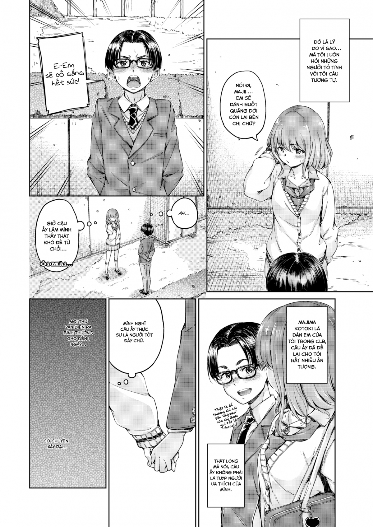 Đọc truyện hentai Tình Yêu Cũng Ngọt Ngào Đăng Đắng Như Sôcôla - Oneshot