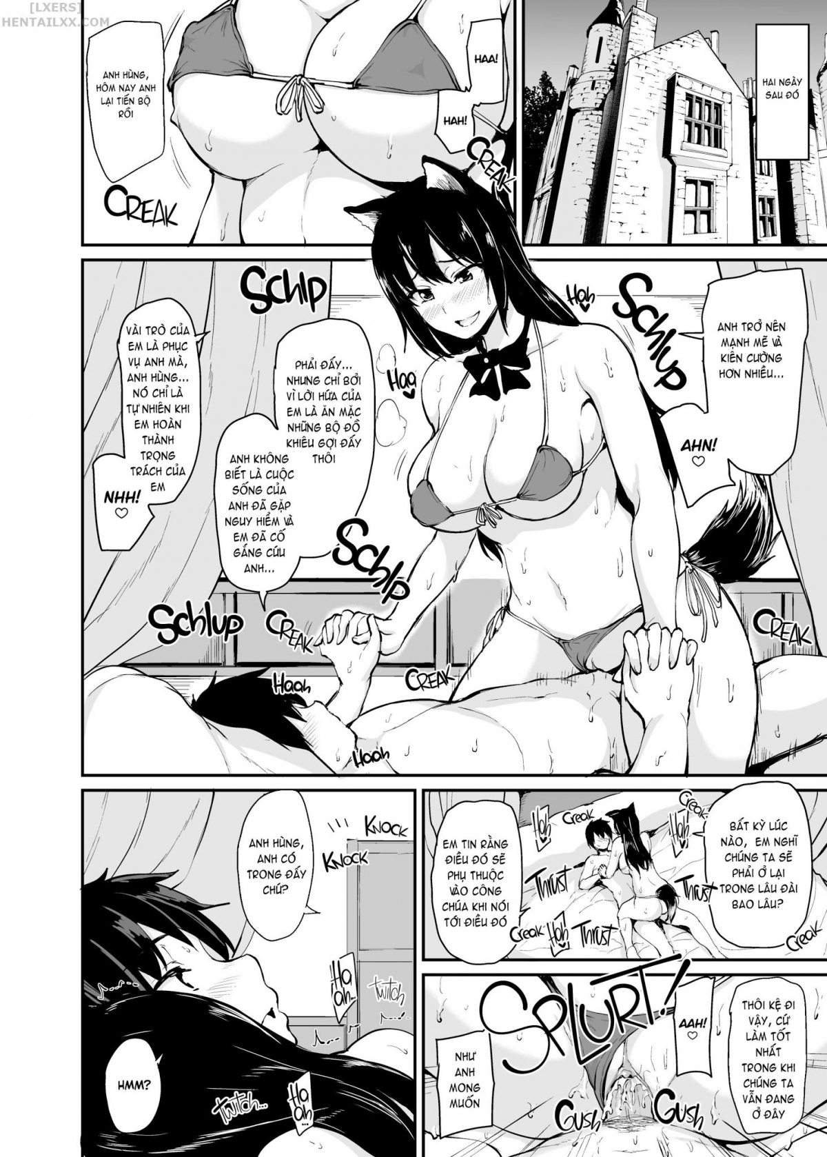 Đọc truyện hentai Tales of a Harem in Another World - Chap 3 - Creampie the Lady Knights!