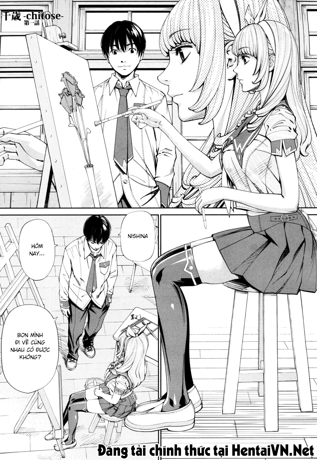 Đọc truyện hentai Chitose - Chap 1.1 - Câu lạc bộ nghệ thuật.