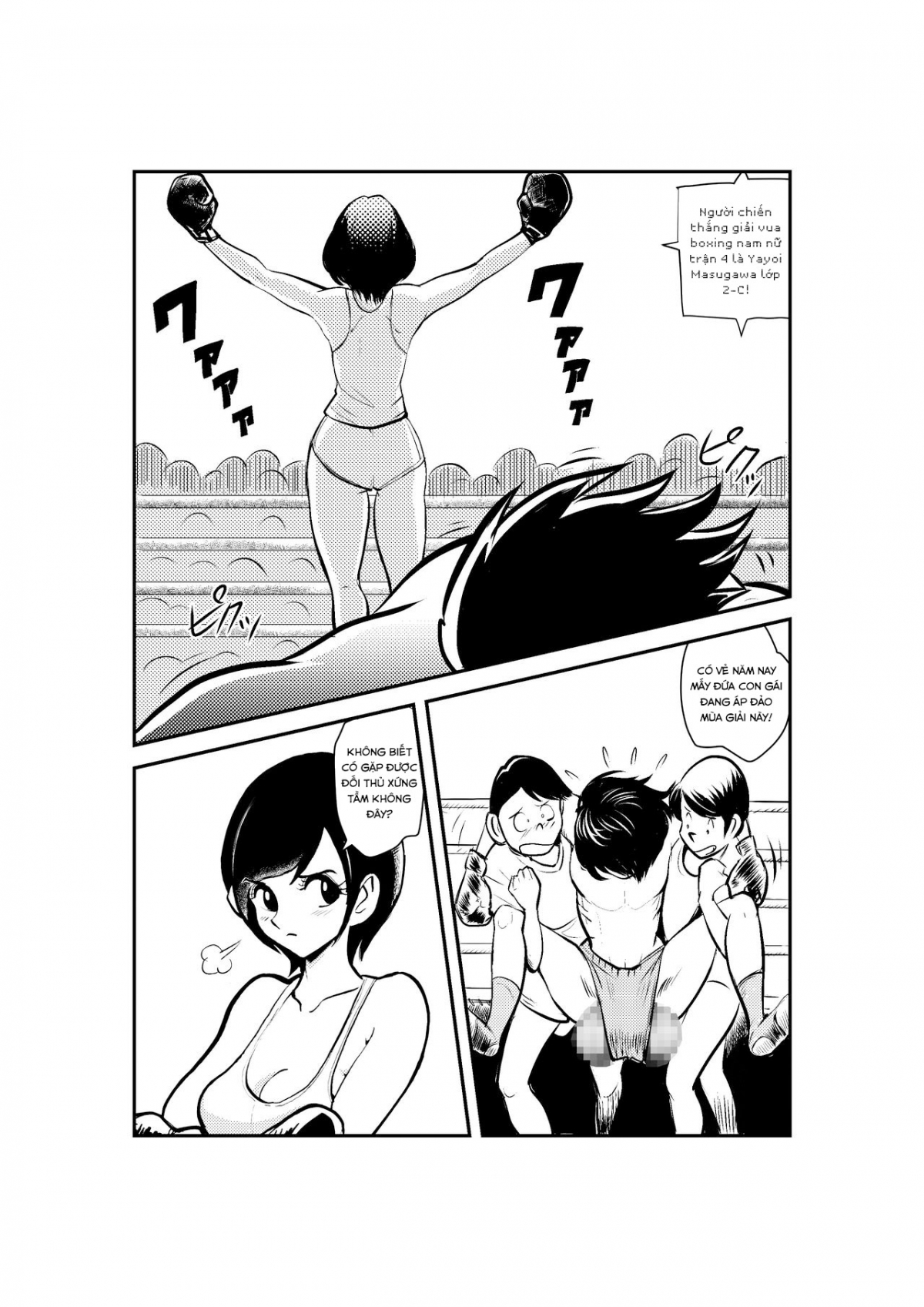 Đọc truyện hentai Meo Taikou Boxing - Oneshot