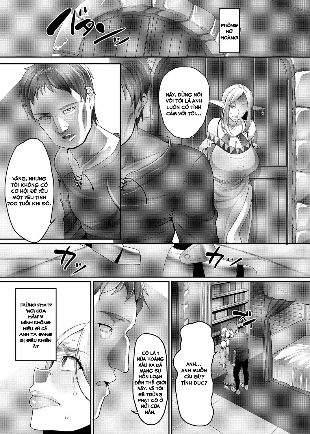 Đọc truyện hentai Takabisha Elf Kyousei Konin - Chap 1
