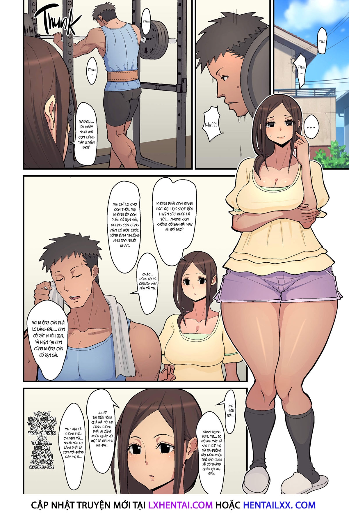Đọc truyện hentai Haha kara Inbo ni Natta Wake - Oneshot - Không che