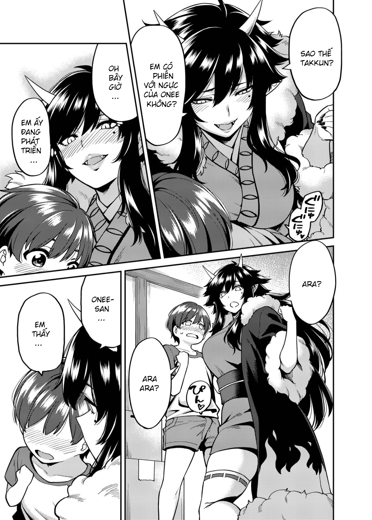 Đọc truyện hentai Takkun and the Oni Onee-san - Oneshot