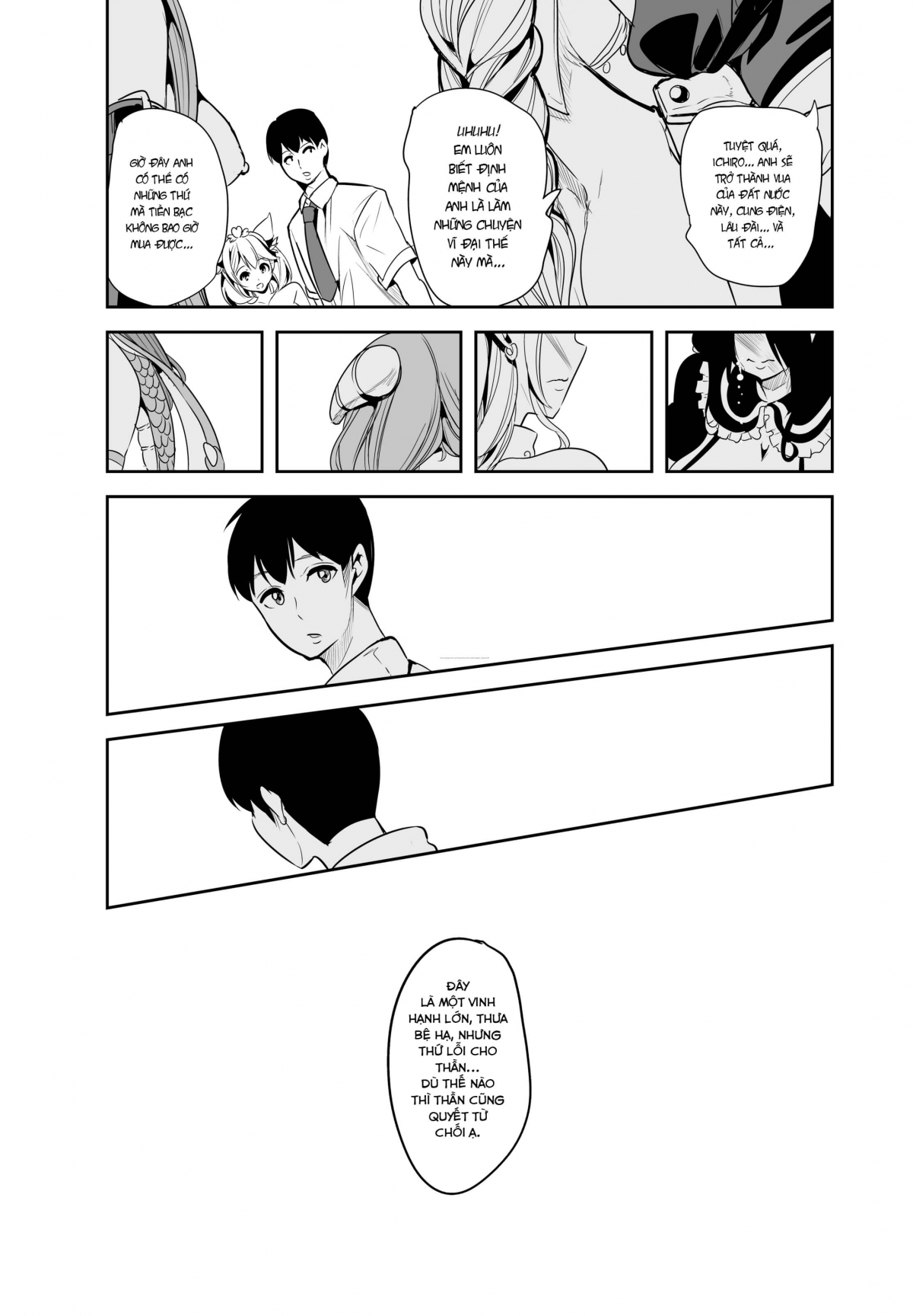 Đọc truyện hentai Dàn Harem tại dị giới - Chap 3(B)