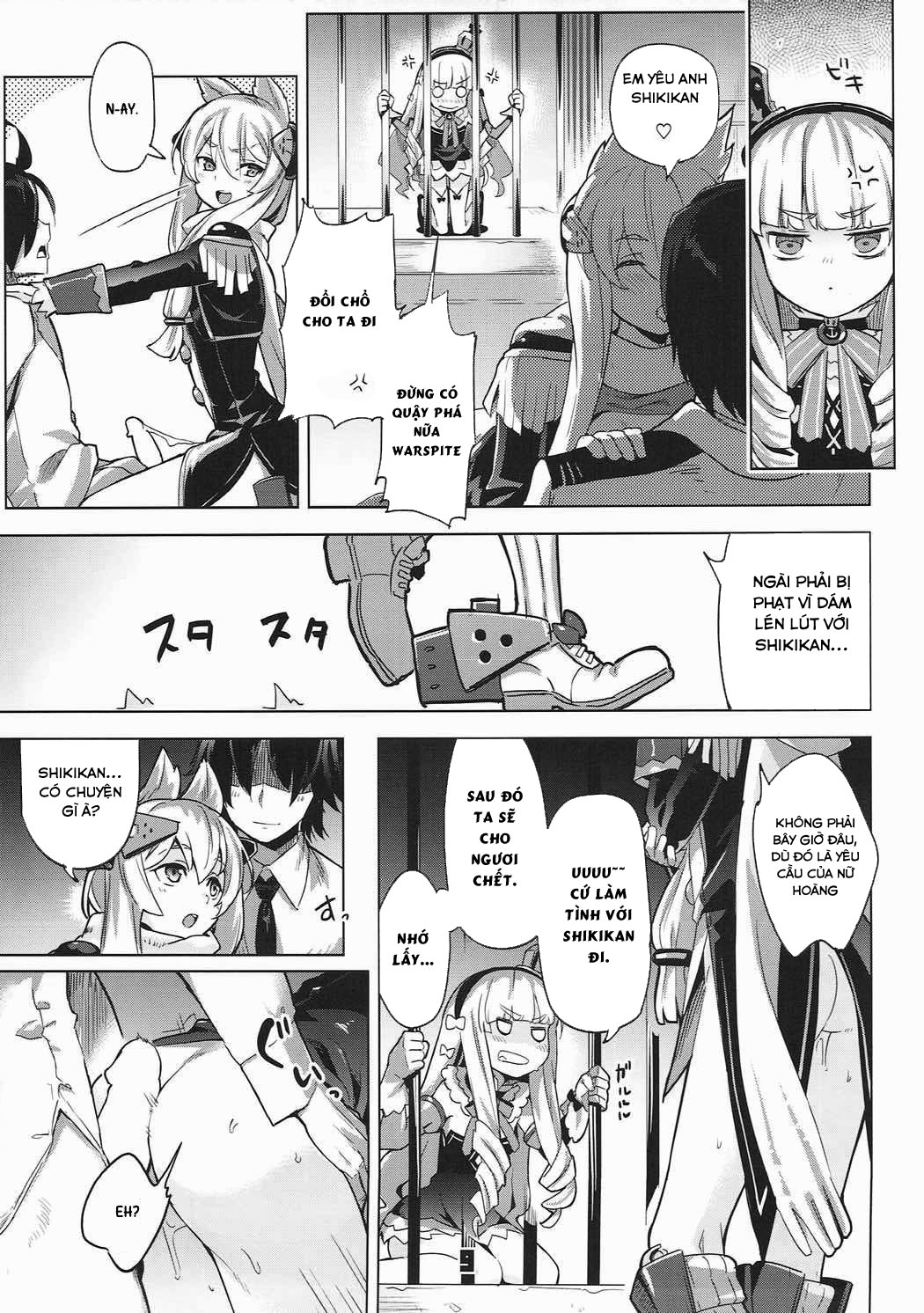 Đọc truyện hentai Template of a blond cutting board (Azur Lane) - Oneshot