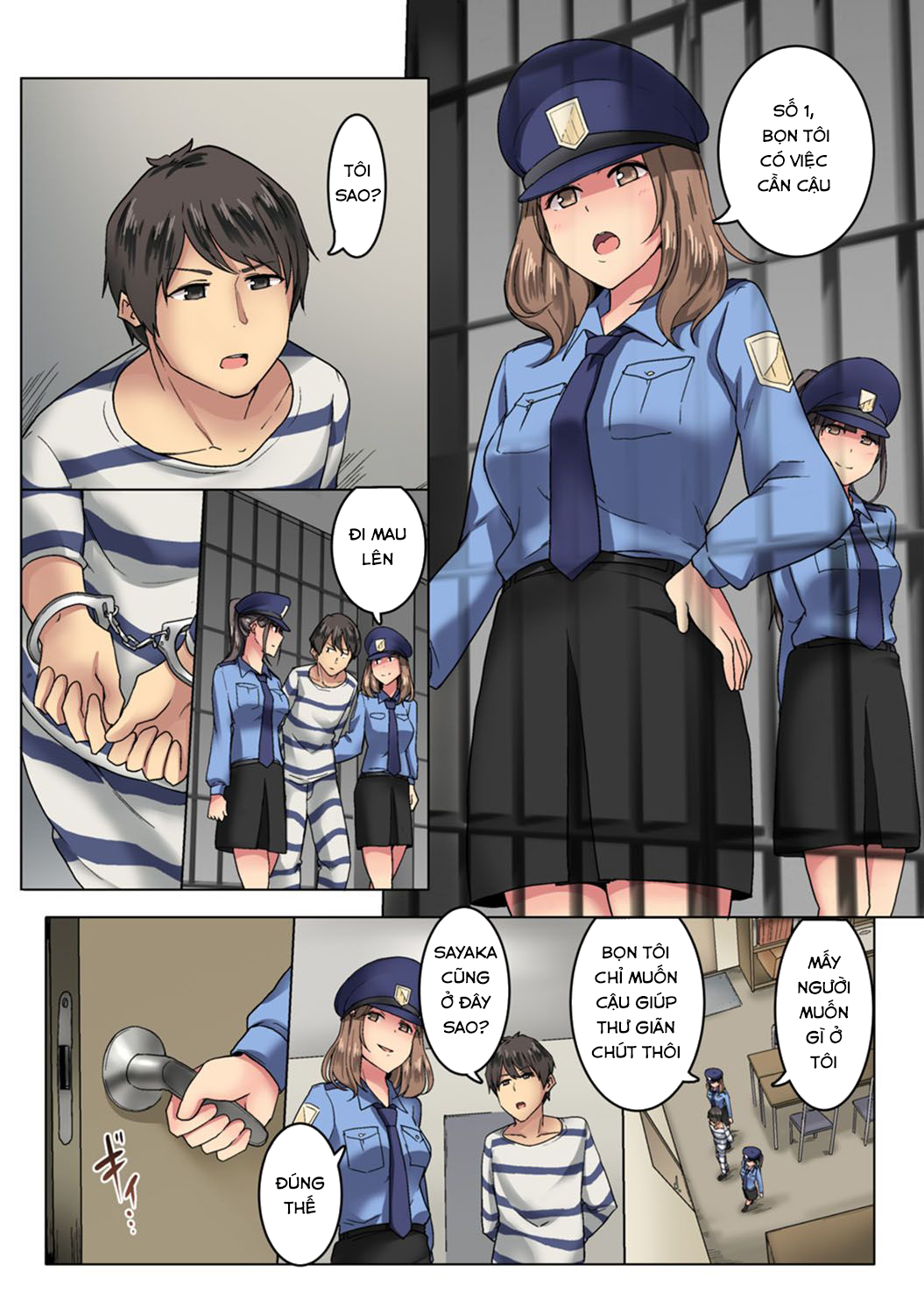 Đọc truyện hentai Kangoku Zemi Kanshu ni Zettai Fukujuu o Shiirarete - Chap 4