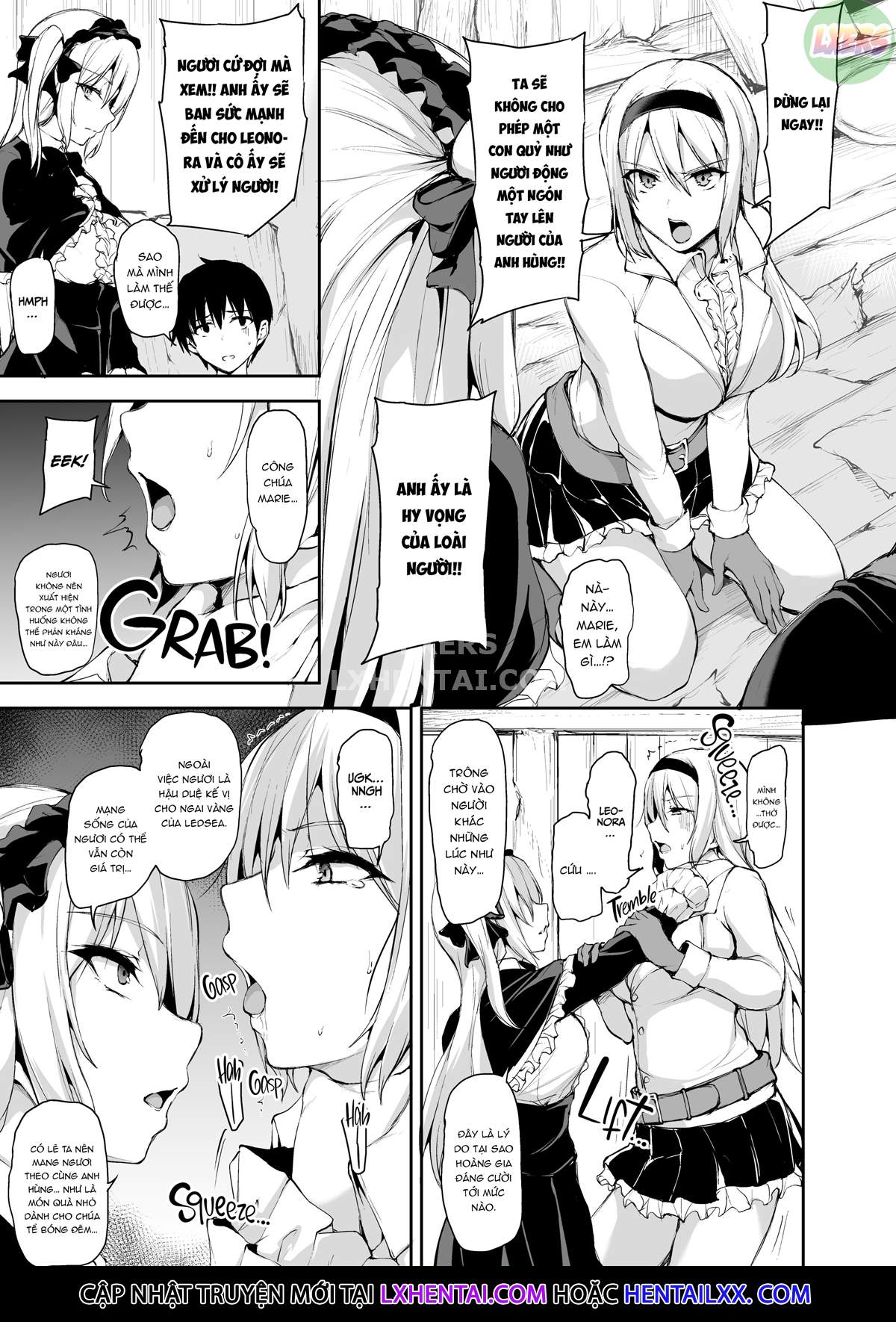 Đọc truyện hentai Tales of a Harem in Another World - Chap 7 - Clash! The Vampire Girl Vs. The Haughty Princess