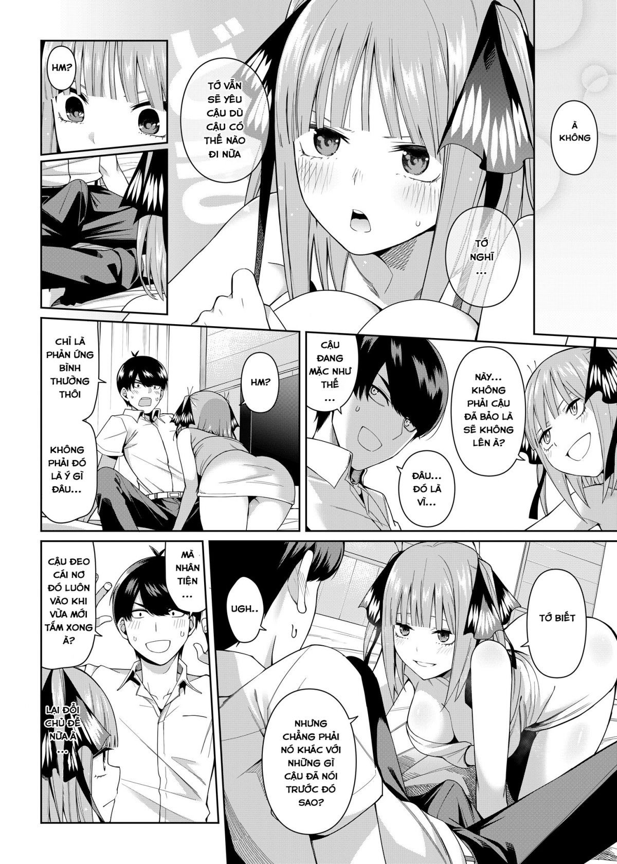 Đọc truyện hentai Nibun no Yuudou (Gotoubun no Hanayome) - Oneshot