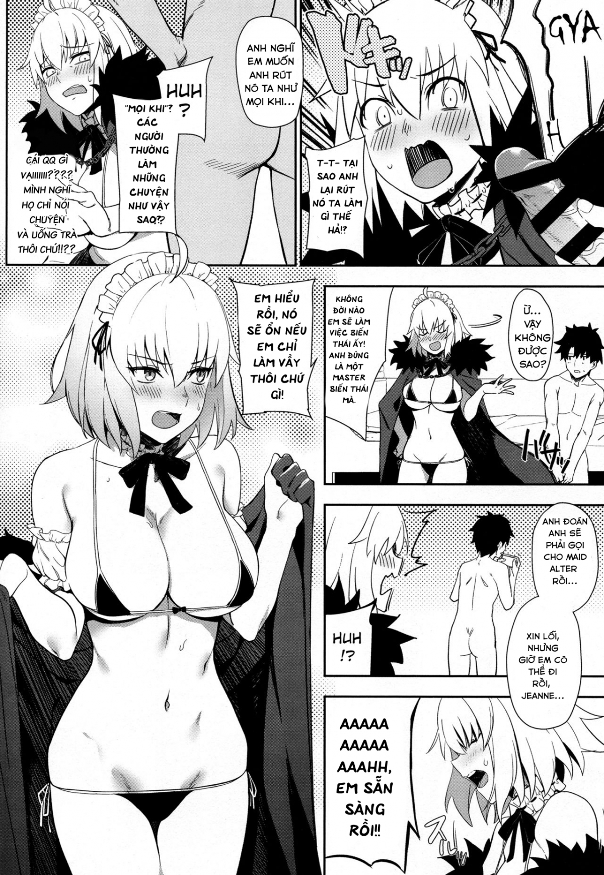 Đọc truyện hentai Chaldea Soap 2 Iinari Tsundere Gohoushi Maid - Oneshot