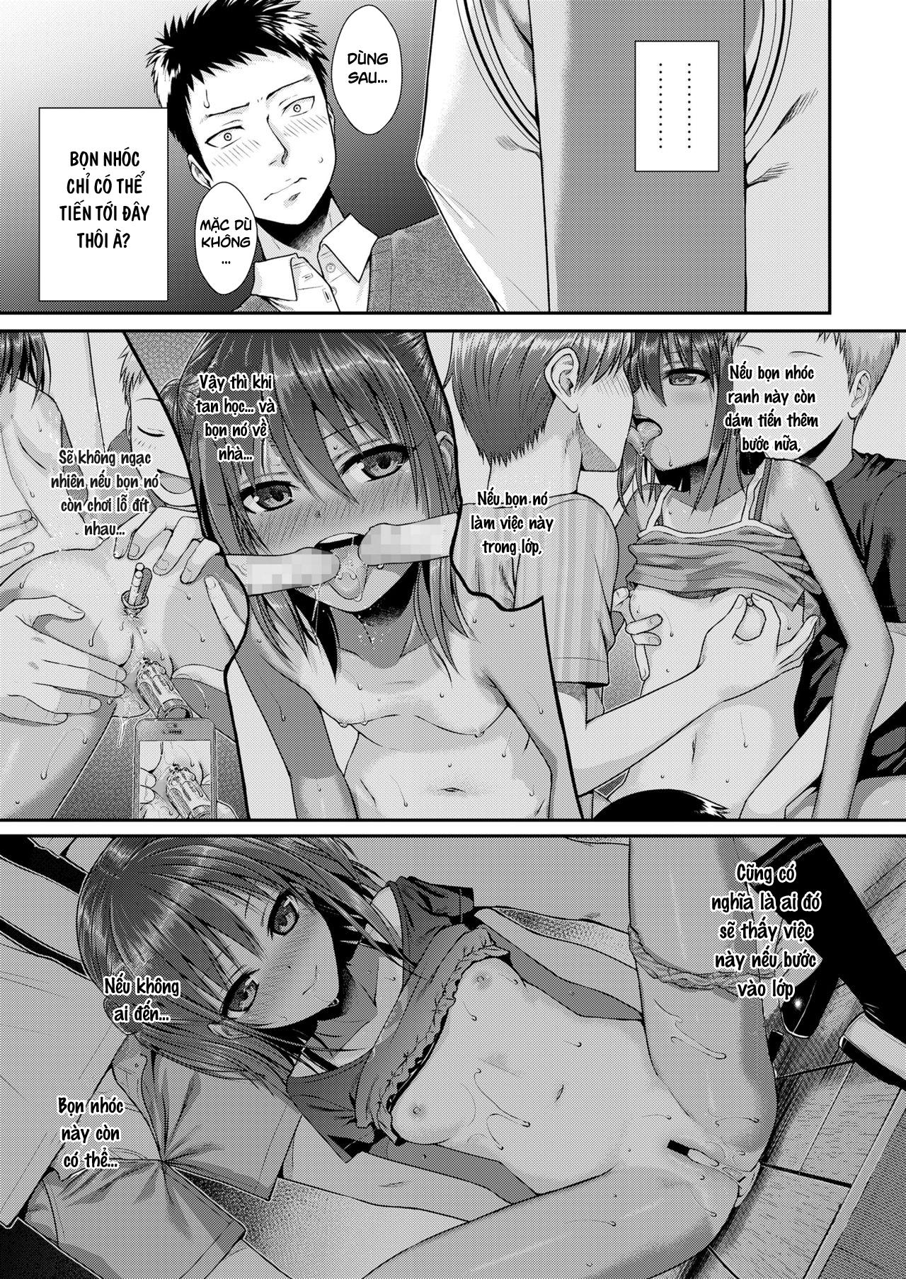 Đọc truyện hentai Houkago wa Minna de - Oneshot