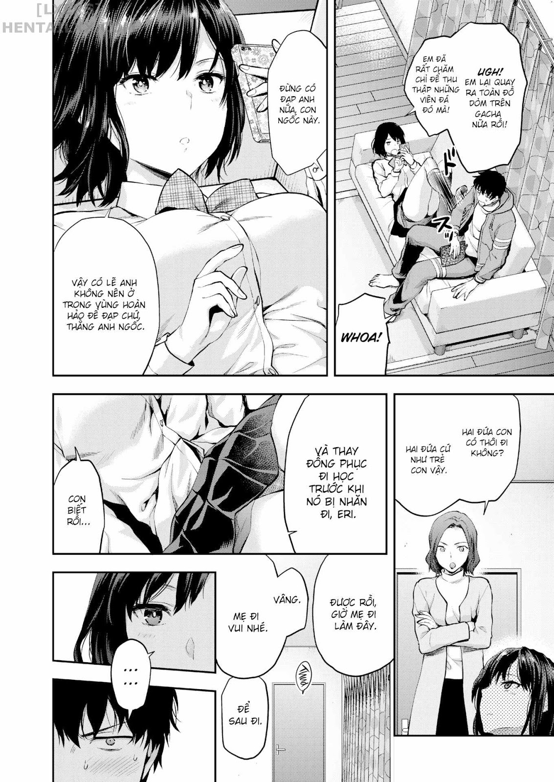 Đọc truyện hentai Một ngày của Eri và anh trai - Oneshot