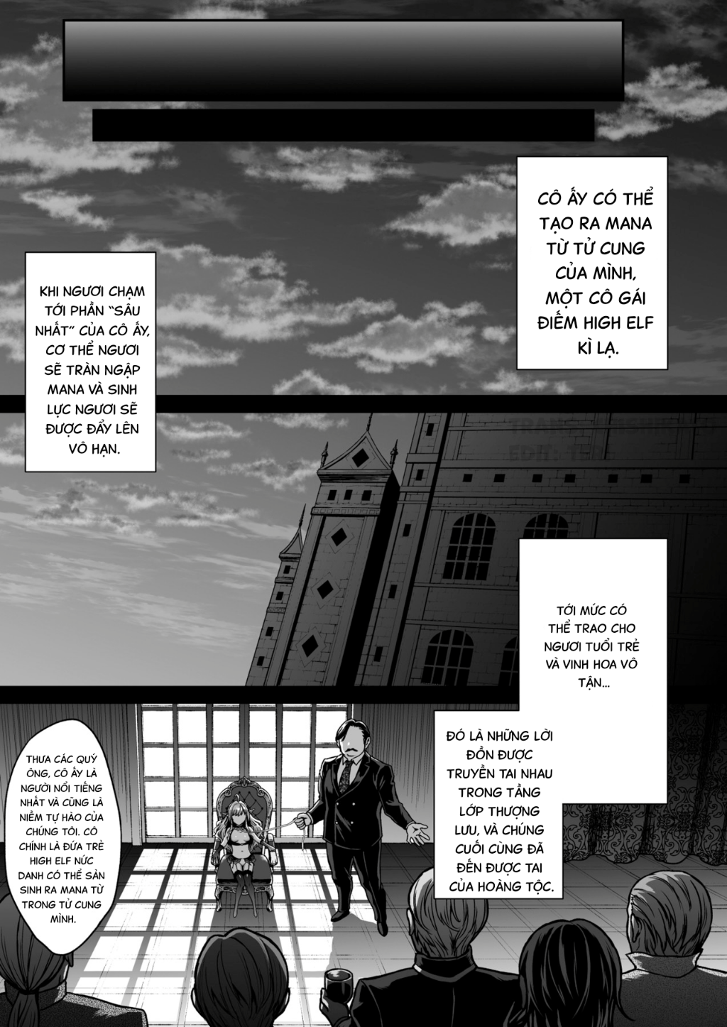 Đọc truyện hentai Tasogare No Shou Elf 4 - Oneshot