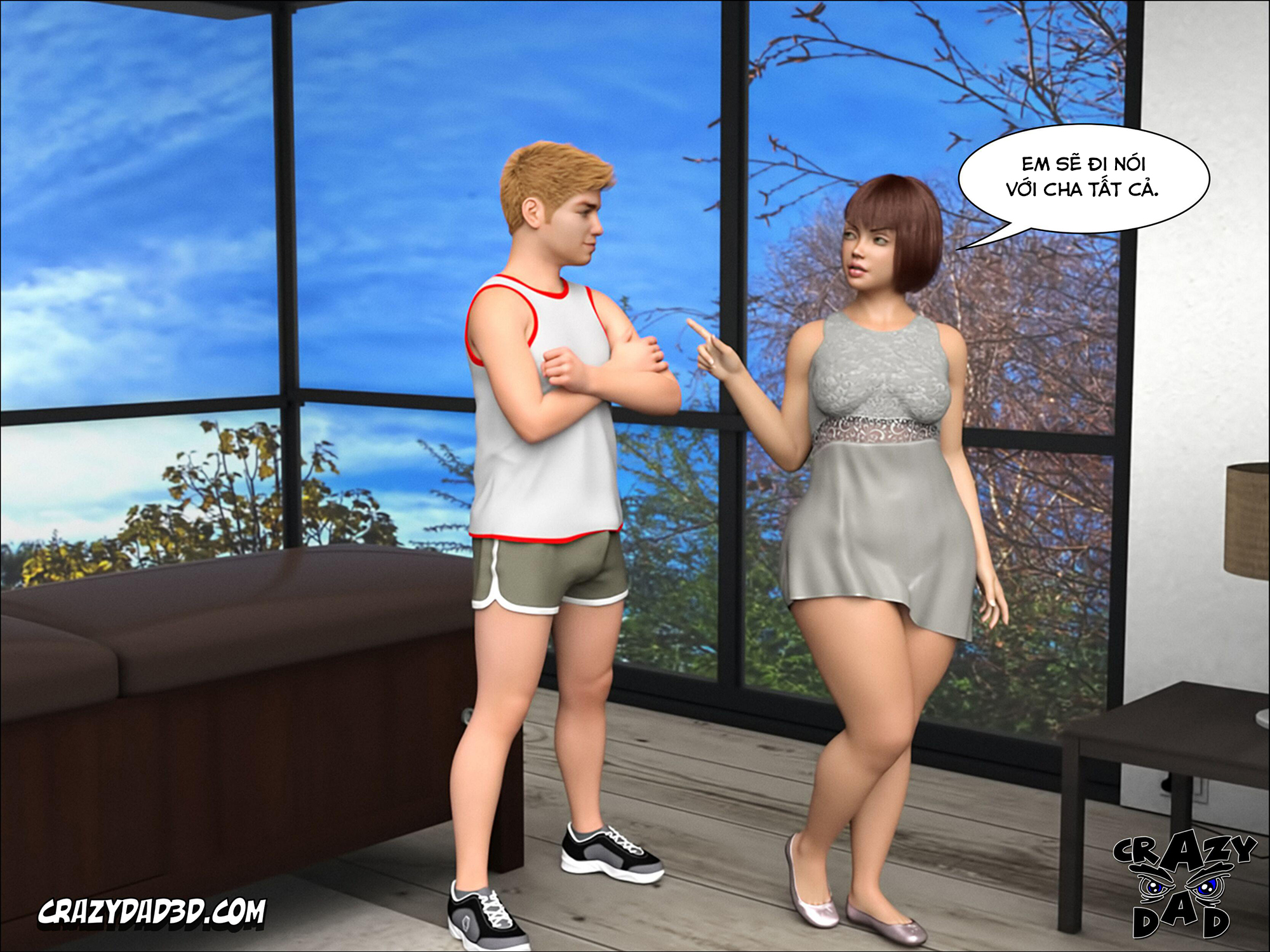 Đọc truyện hentai Foster Mother - Vol 12 - Chap 39: Sắp cưỡng hiếp em gái.
