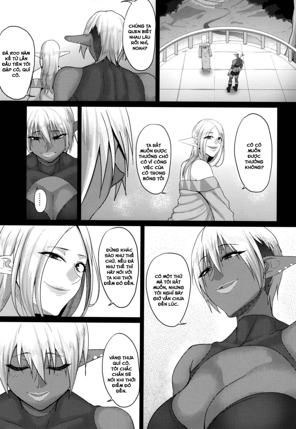 Đọc truyện hentai Takabisha Elf Kyousei Konin - Chap 3 - Không ai nhắc thớt cũng không nhớ :(