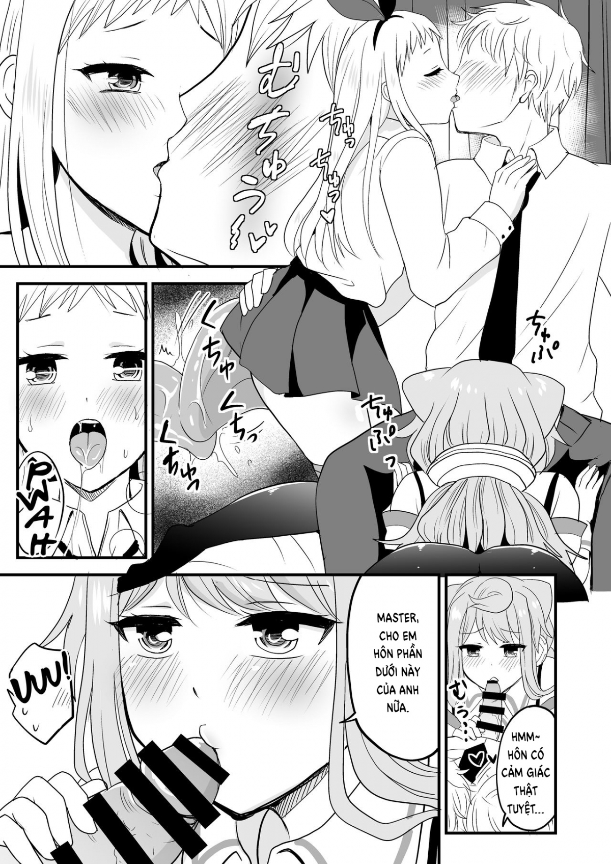Đọc truyện hentai Otoko 3-nin Yume no Dousei Seikatsu - Oneshot