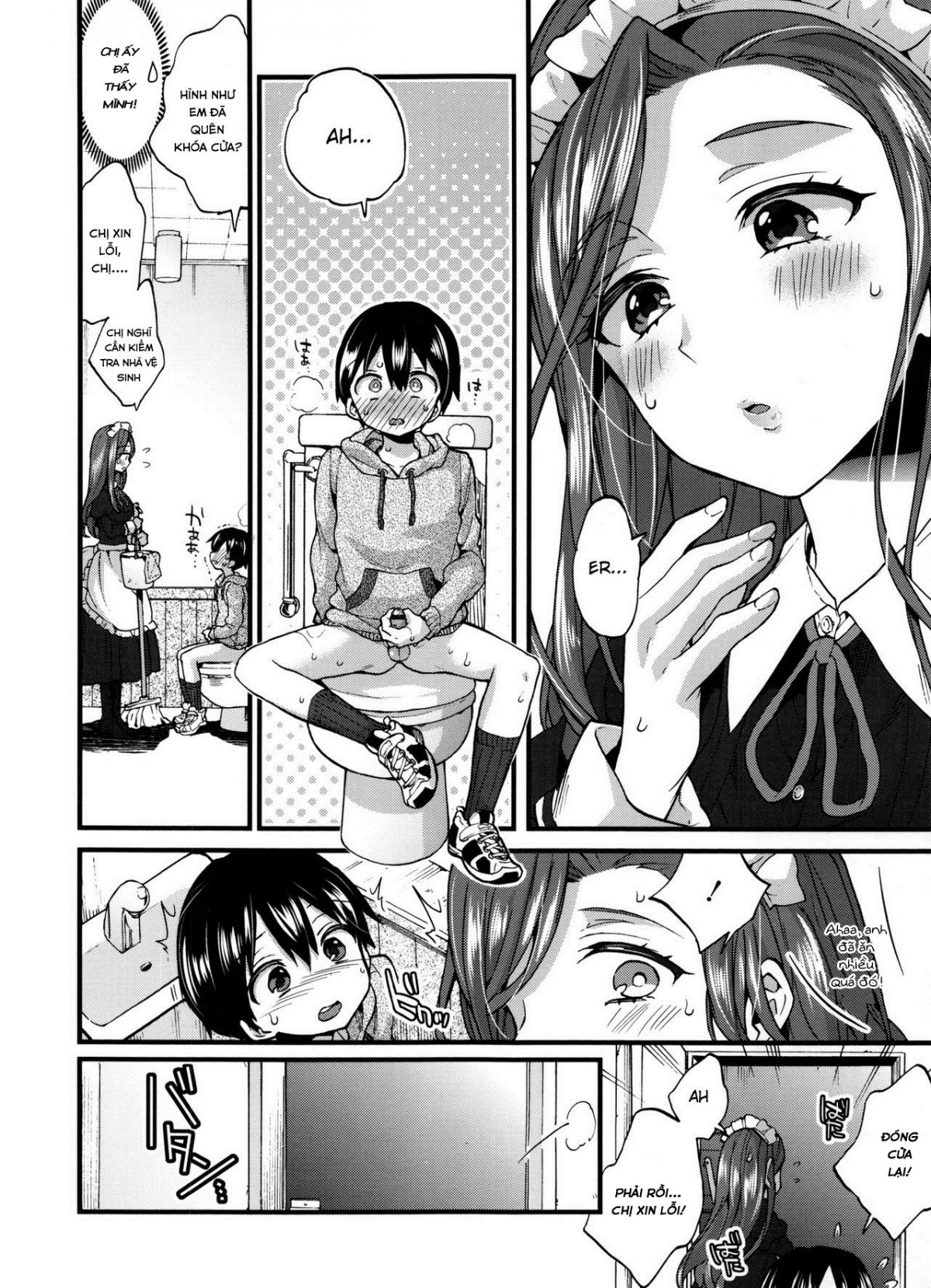 Đọc truyện hentai Naisho no Gohoushi - Oneshot