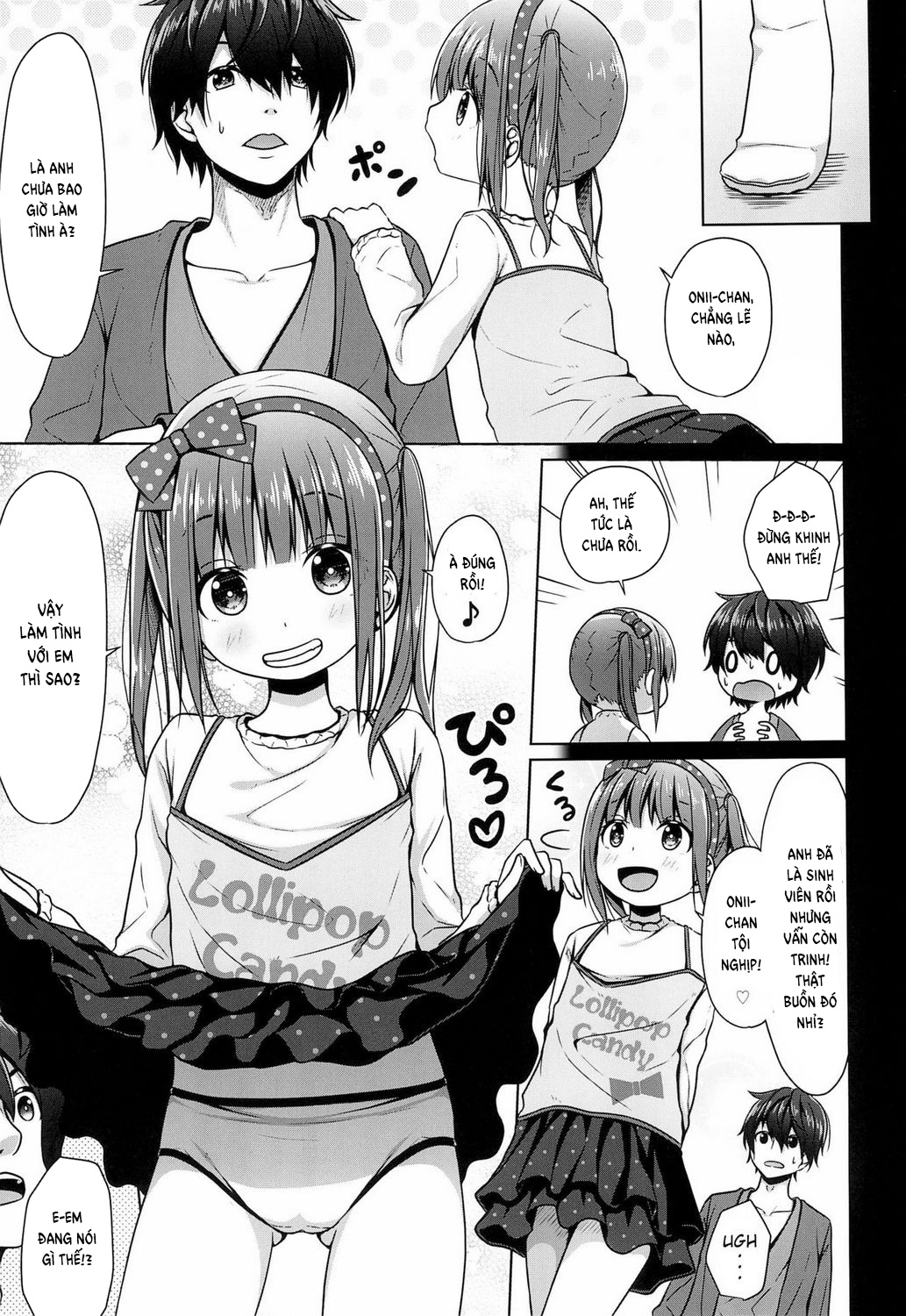 Đọc truyện hentai Since Big Brother is a Lolicon his Little Sister Decided to Seize his Virginity - Oneshot