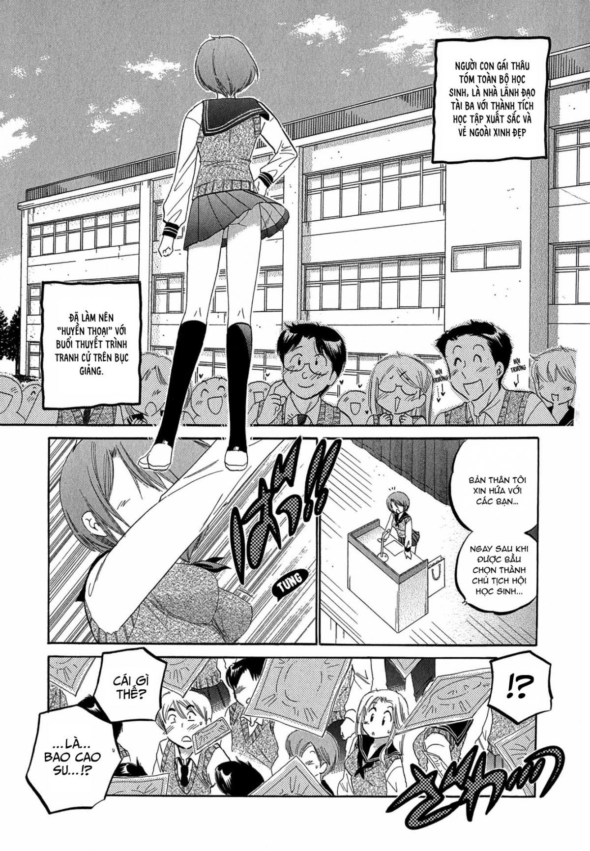 Đọc truyện hentai Vợ tôi là chủ tịch hội học sinh - Chap 1: Hôn thứ của vợ tôi