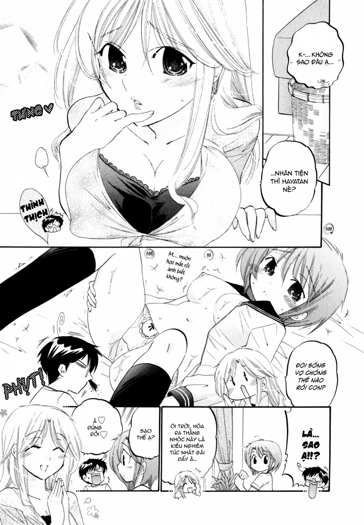 Đọc truyện hentai Vợ tôi là chủ tịch hội học sinh - Chap 7: Vợ tôi và mẹ vợ