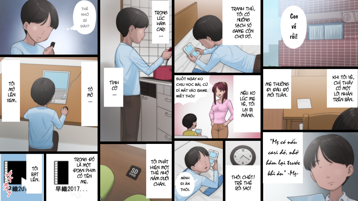 Đọc truyện hentai Haha wa Kayoi Seidorei - Oneshot - Có che
