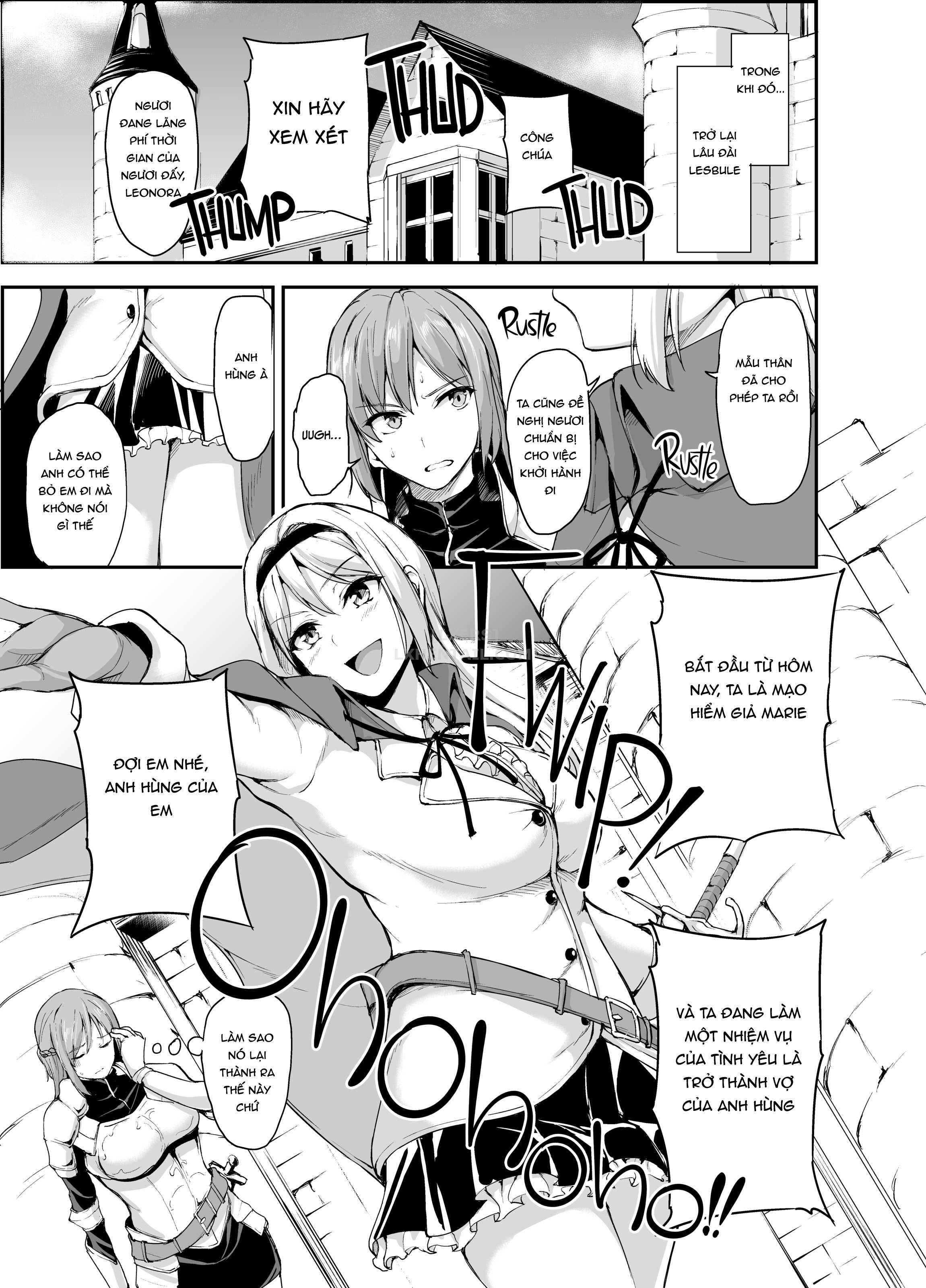 Đọc truyện hentai Tales of a Harem in Another World - Chap 4 - Opulence and Beauty!? Orgy in the Queens Chamber!