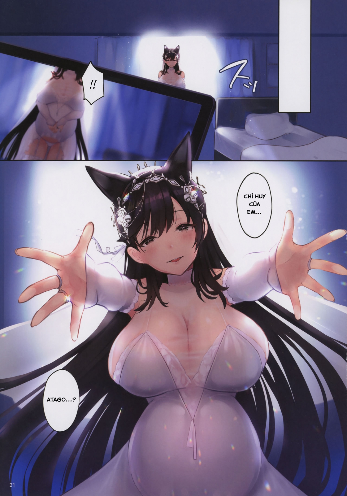 Đọc truyện hentai Junai NTR~Login Sabottara Yome ga Mesuinu Kaihatsu Sareteta~ (Azur Lane) - Oneshot