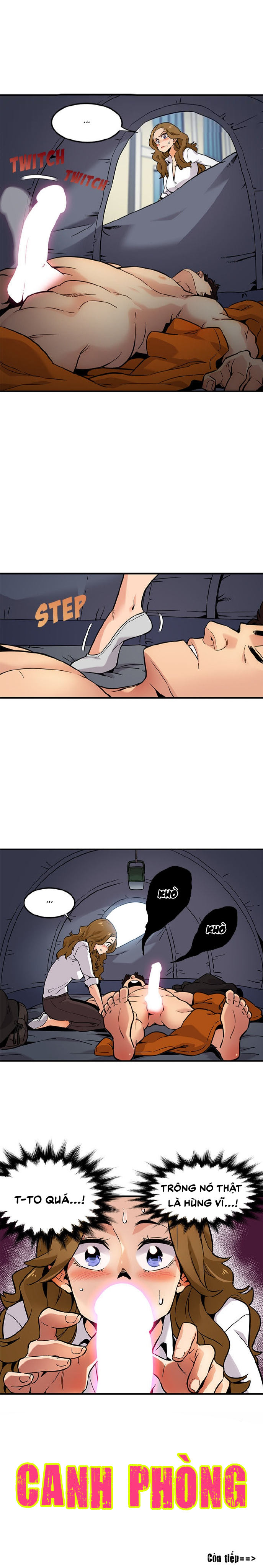Đọc truyện hentai Canh Phòng - Chap 4: Bất Ngờ...