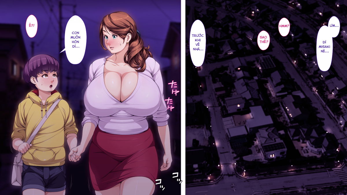 Đọc truyện hentai Oba-san to Boku no H na Obenkyou - Chap 12