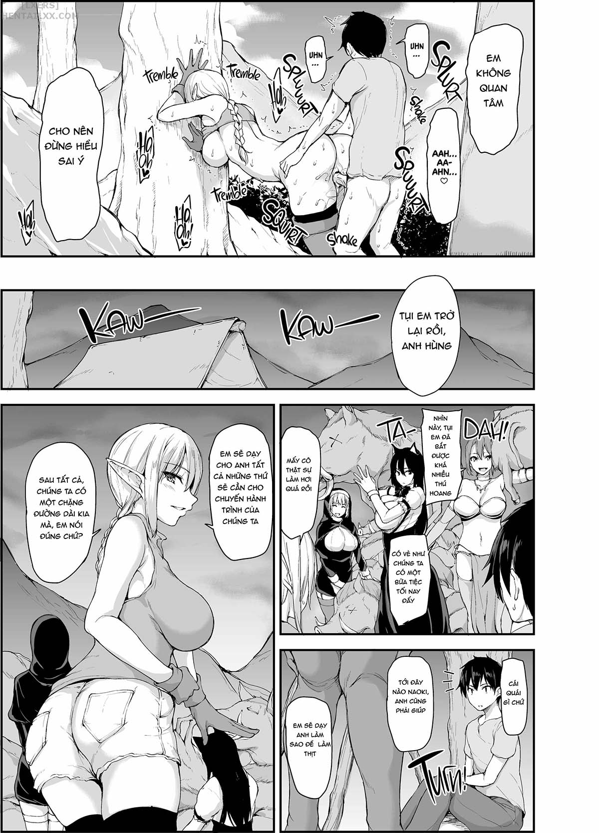 Đọc truyện hentai Tales of a Harem in Another World - Chap 4.5