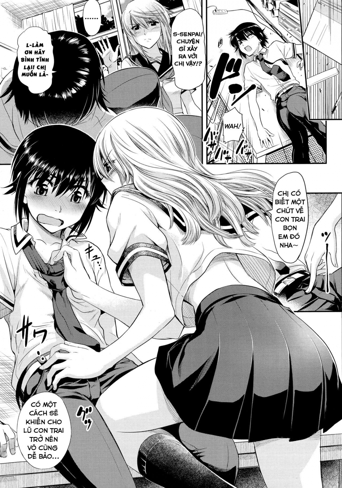Đọc truyện hentai Chị Senpai và bé Kouhai dễ thương! - Oneshot