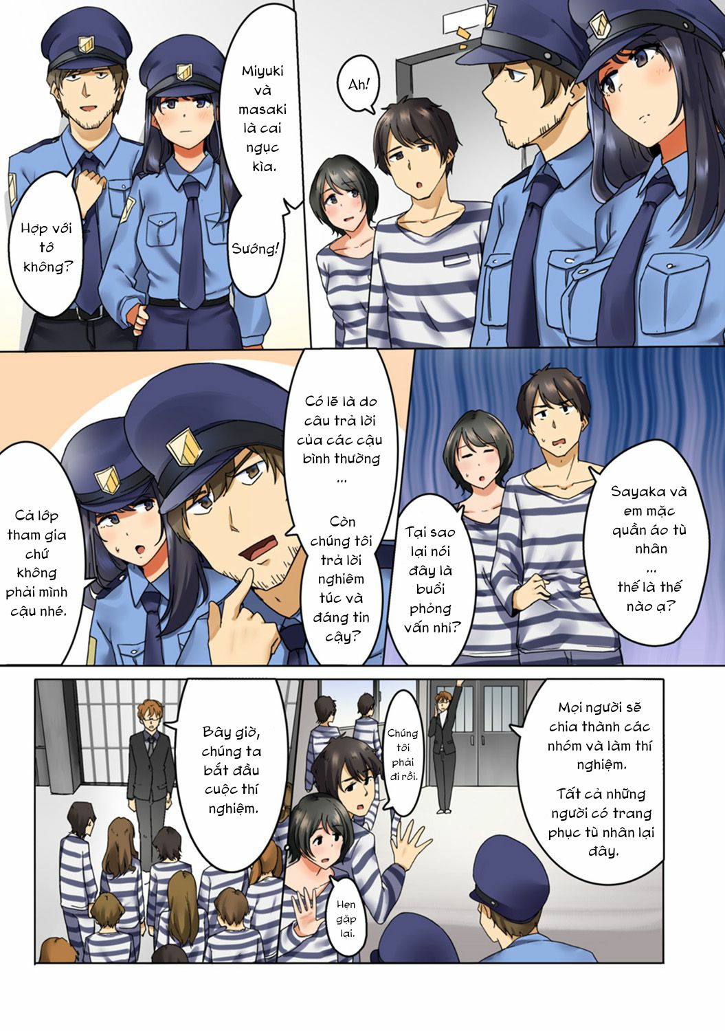 Đọc truyện hentai Kangoku Zemi Kanshu ni Zettai Fukujuu o Shiirarete - Chap 1