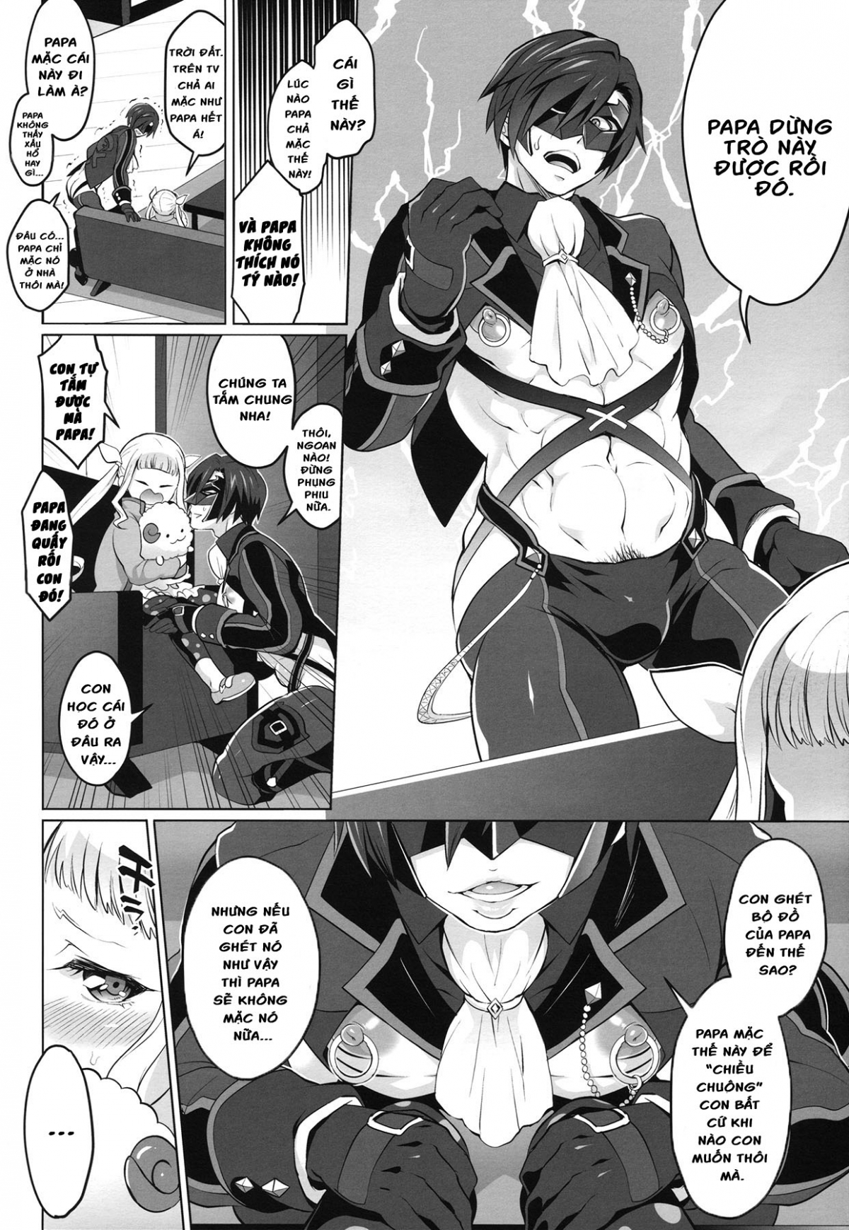 Đọc truyện hentai Papa ni AmaElle Futanari Manamusume (Tales of Xillia) - Oneshot