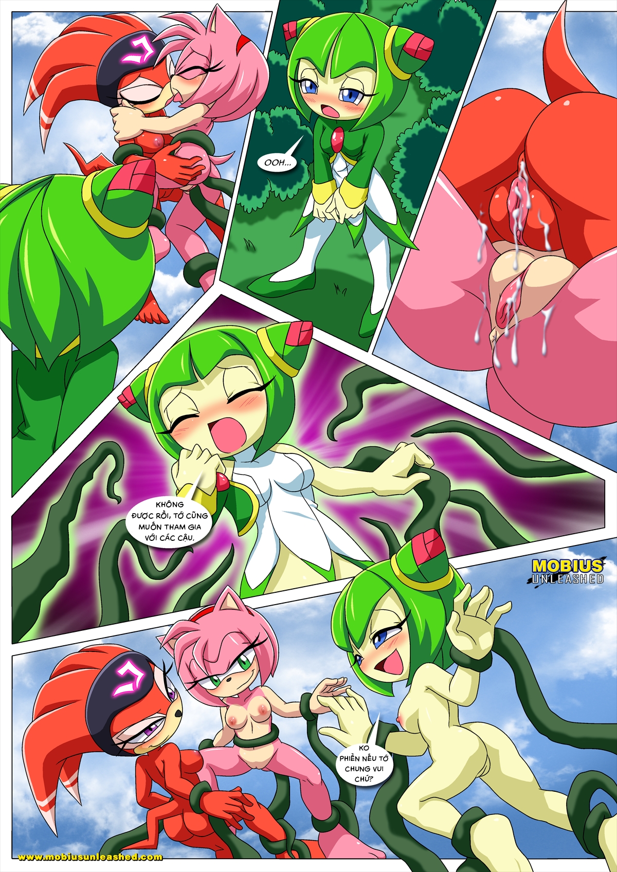 Đọc truyện hentai Team GF's Tentacled Tale - Oneshot