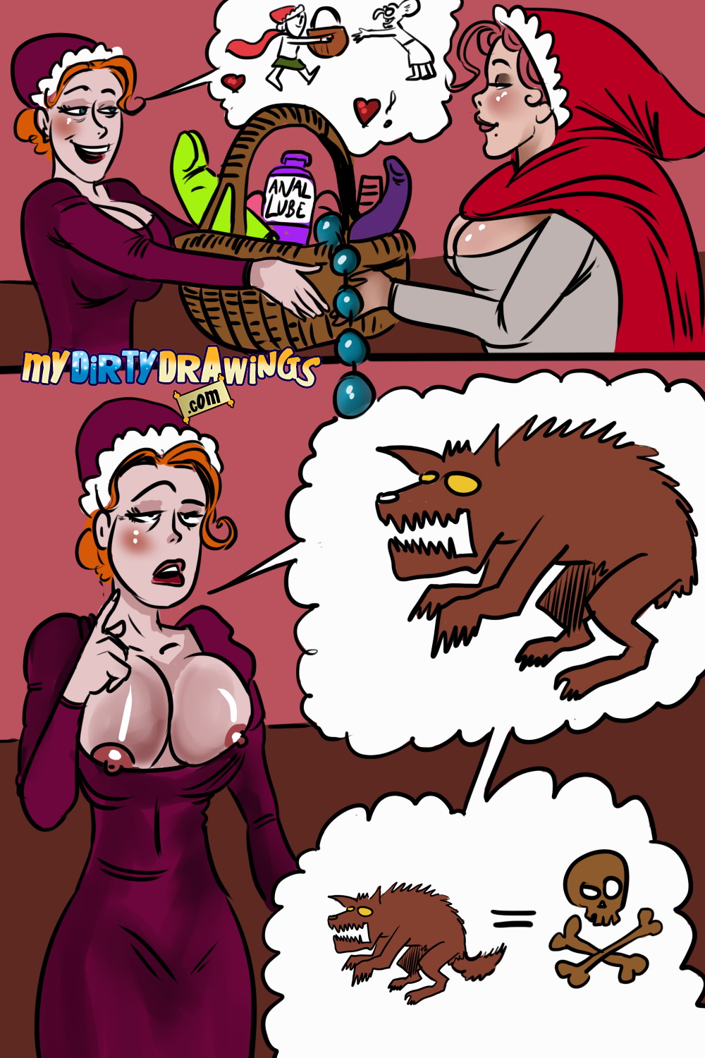 Đọc truyện hentai Red Riding Hoe - Artist CG