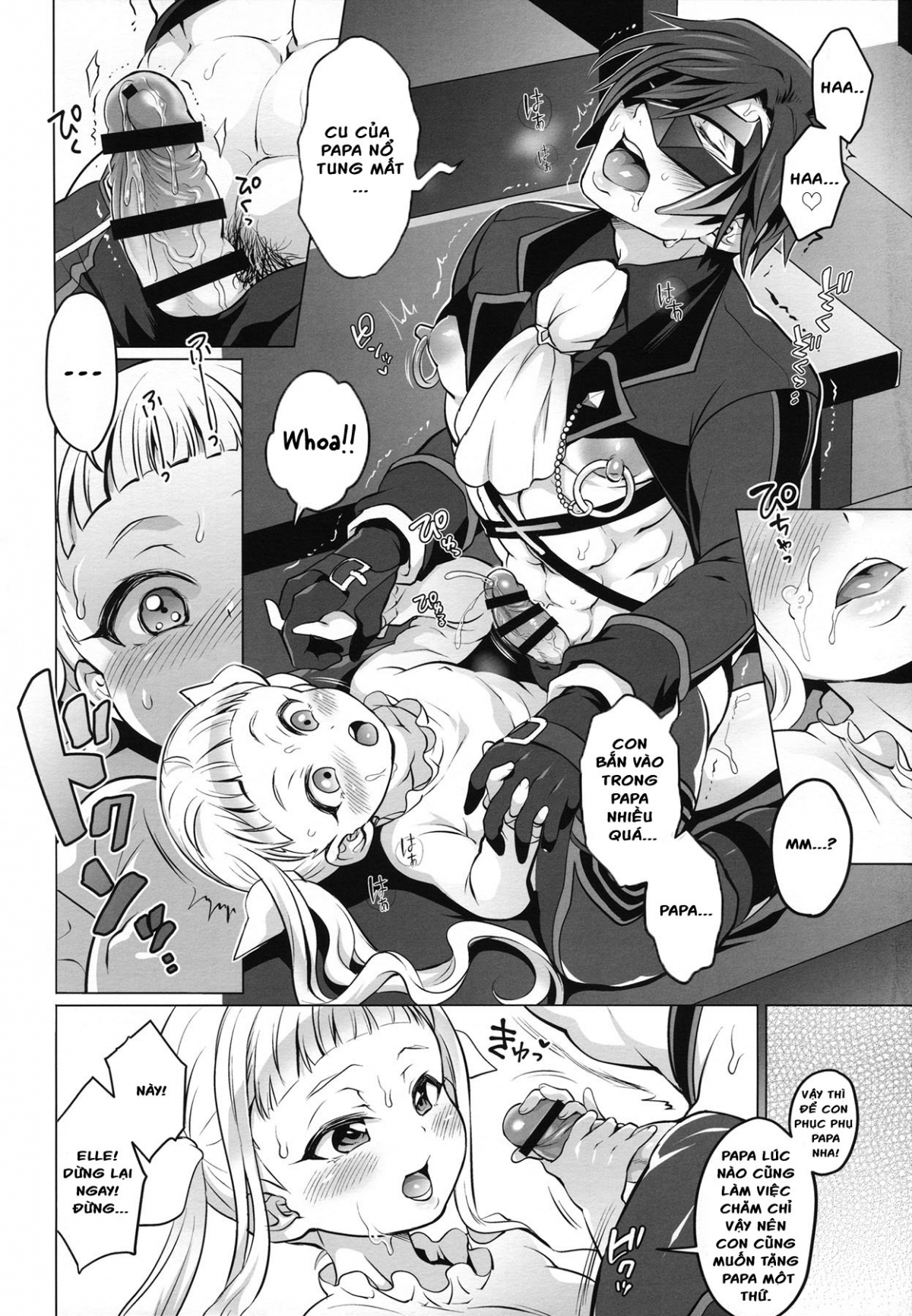Đọc truyện hentai Papa ni AmaElle Futanari Manamusume (Tales of Xillia) - Oneshot