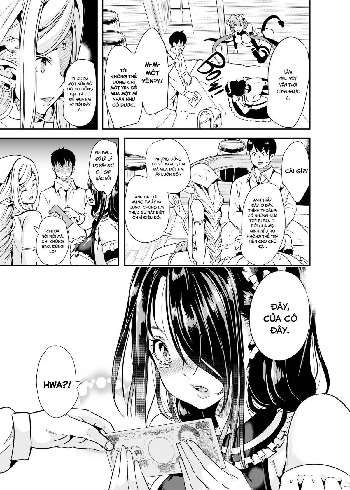 Đọc truyện hentai Dàn Harem tại dị giới - Chap 1