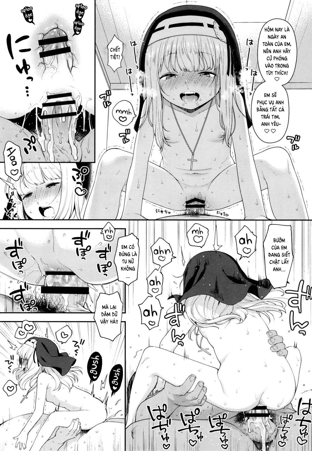 Đọc truyện hentai Keiken na Sister Minarai ga Otoko no Tokunou Seieki o Shiboritsukusu Hon - Oneshot