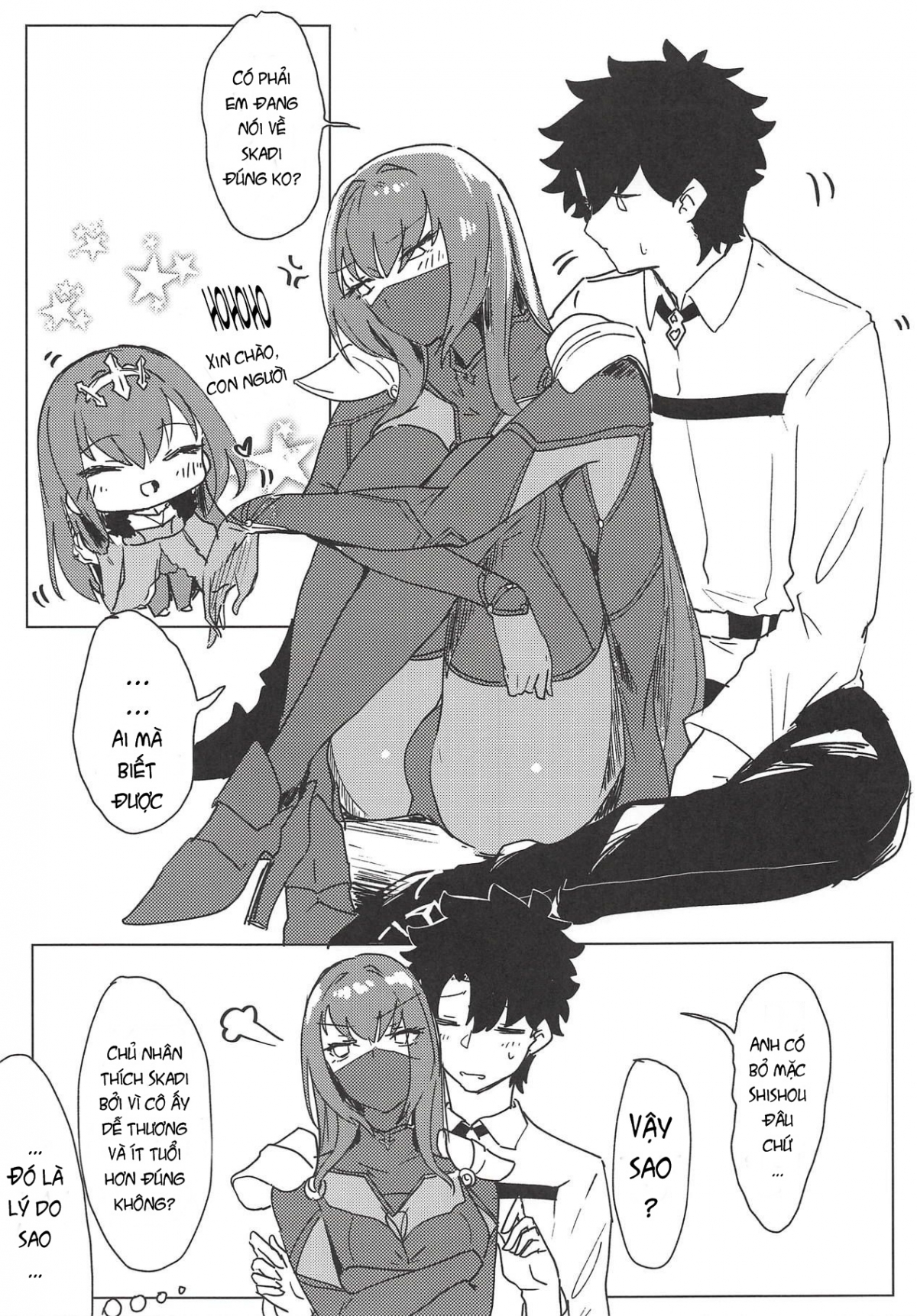Đọc truyện hentai Yoru wa Mijikashi Aiseyo Master! (Fade/Grand Order) - Oneshot