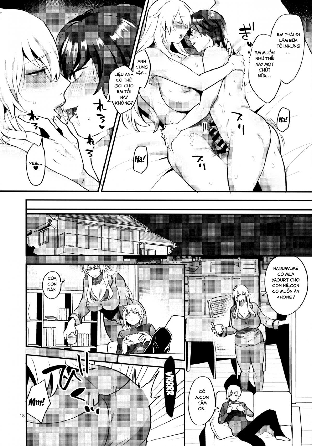 Đọc truyện hentai Shemale Single Mother No Yukari-San - Oneshot