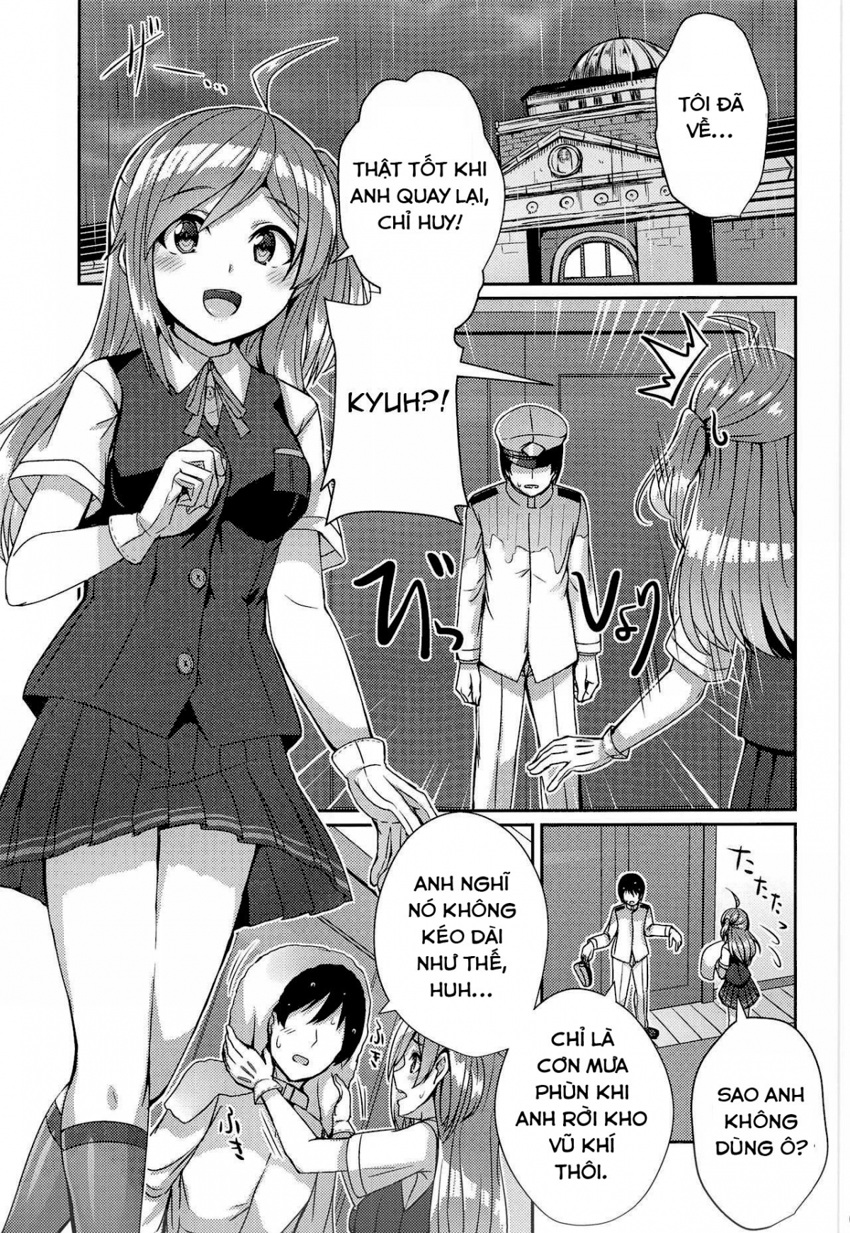 Đọc truyện hentai Anh không chờ được nữa, Hagikaze - Oneshot