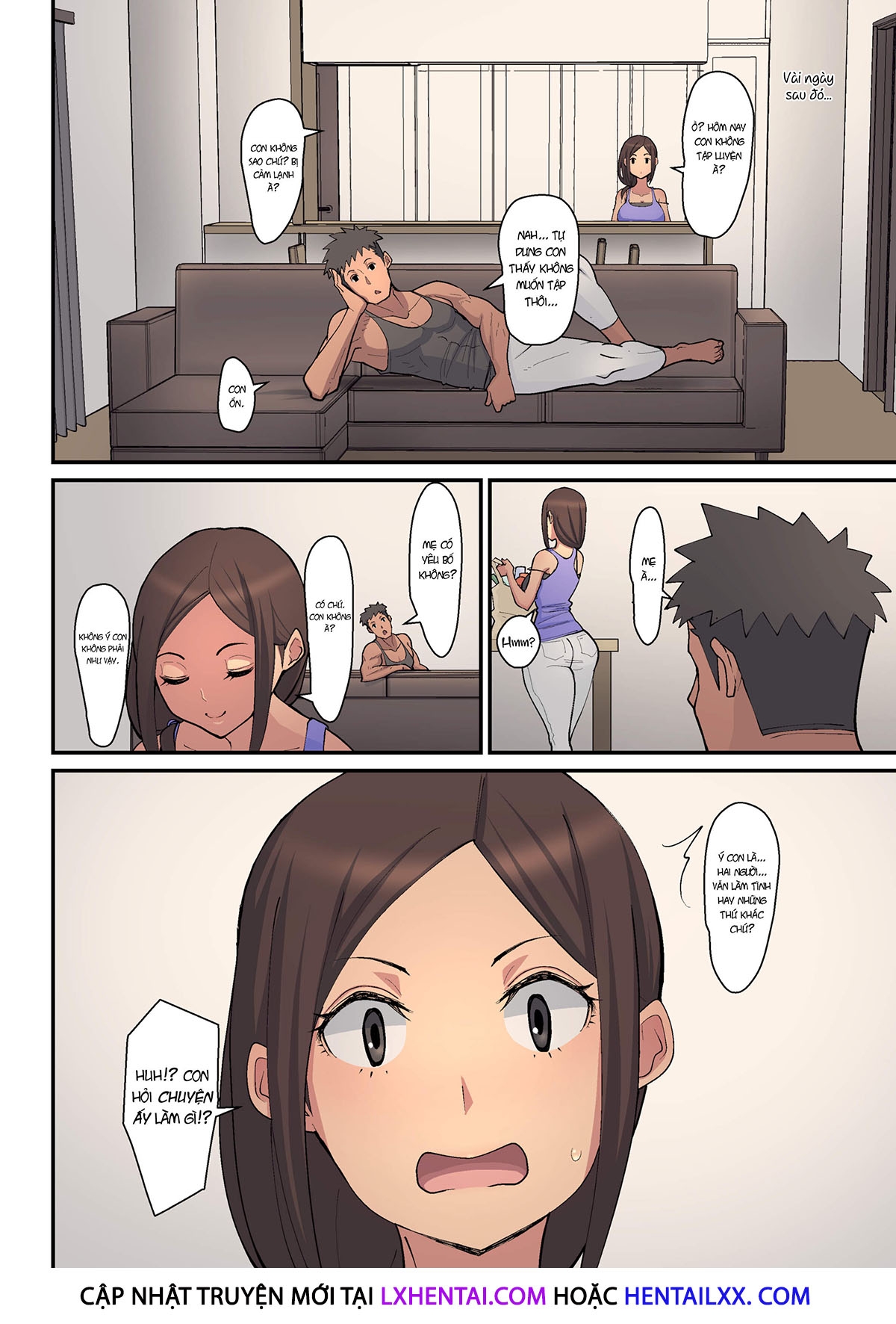Đọc truyện hentai Haha kara Inbo ni Natta Wake - Oneshot - Không che