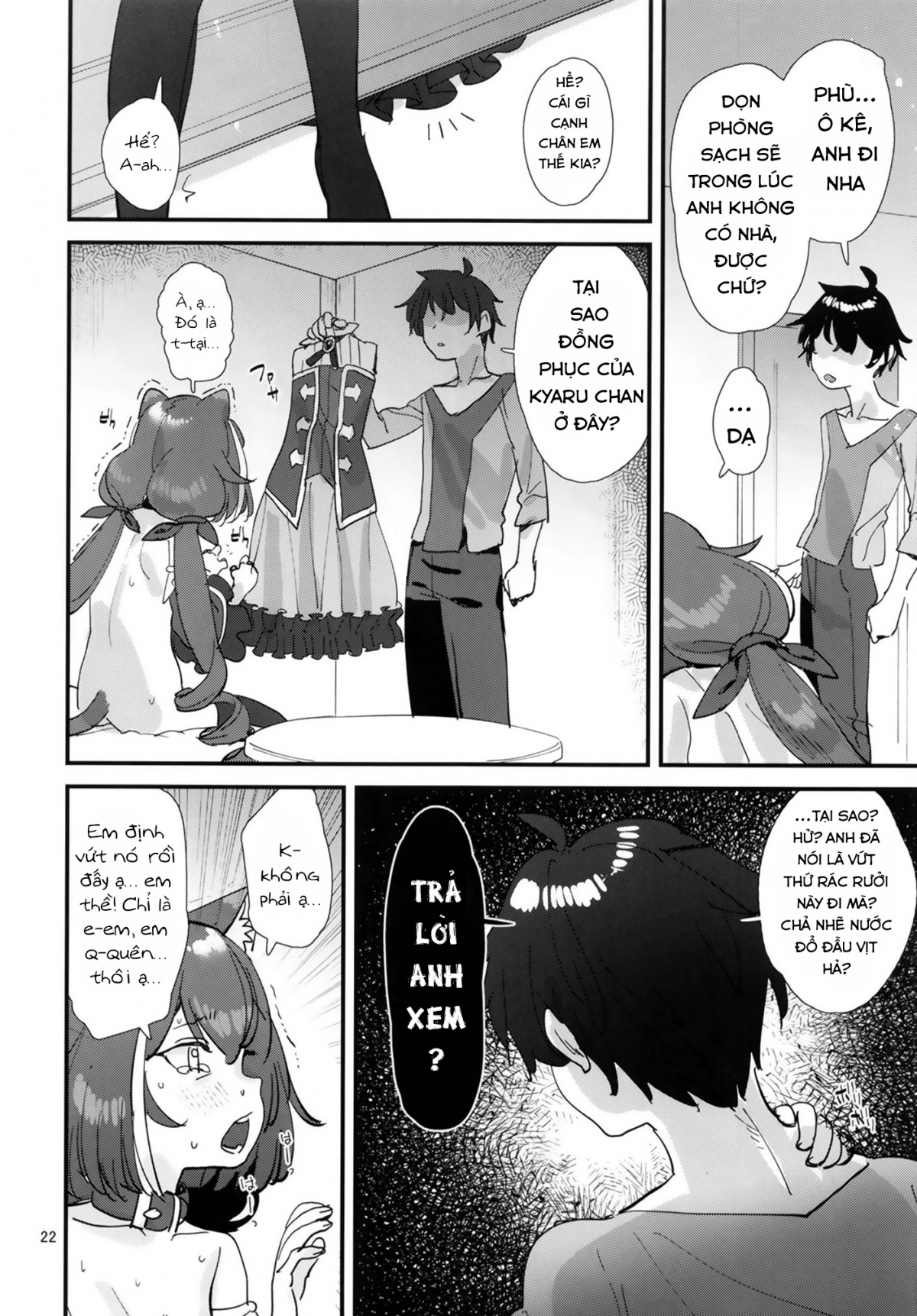 Đọc truyện hentai VÌ EM LÀ KẺ PHẢN BỘI KYARU - CHAN À ! - Chap 1