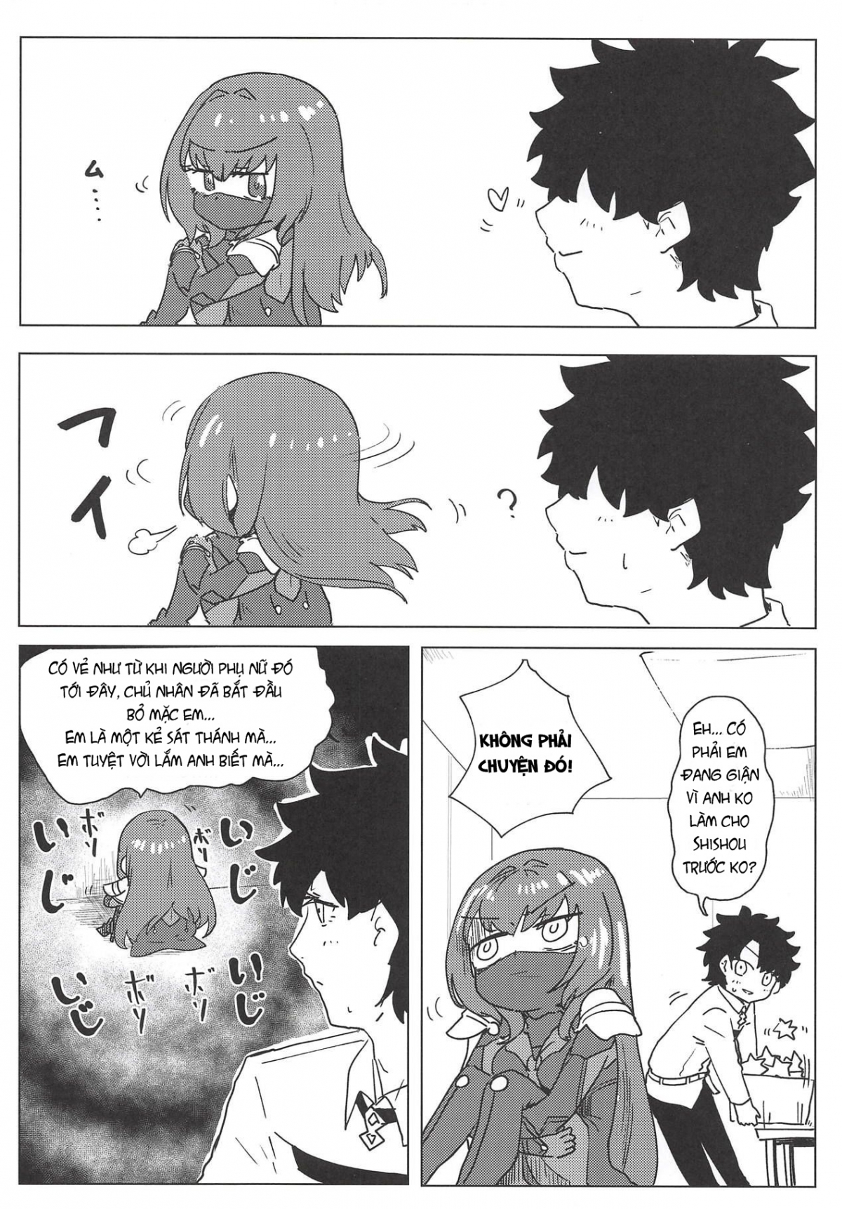 Đọc truyện hentai Yoru wa Mijikashi Aiseyo Master! (Fade/Grand Order) - Oneshot