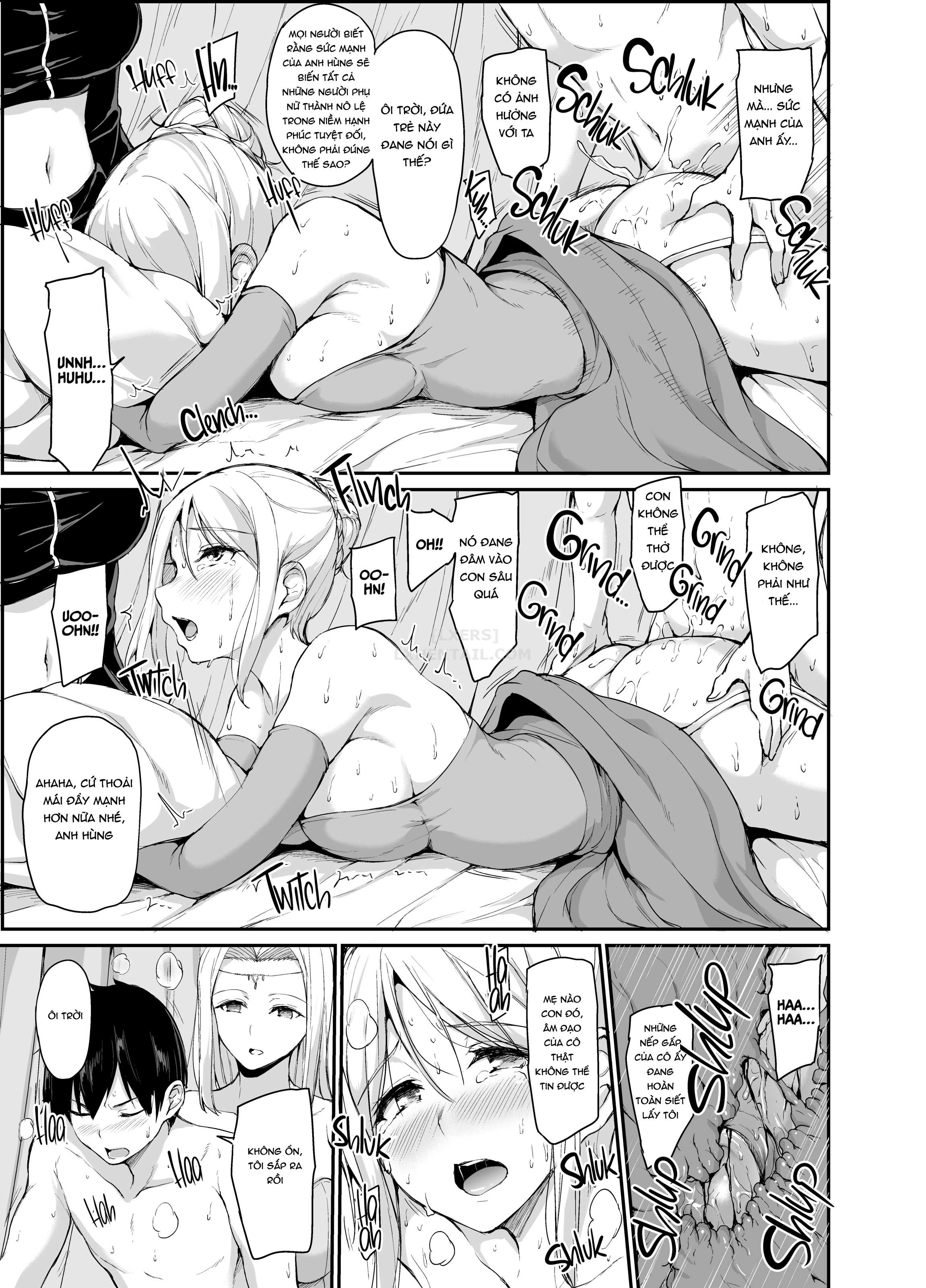 Đọc truyện hentai Tales of a Harem in Another World - Chap 4 - Opulence and Beauty!? Orgy in the Queens Chamber!