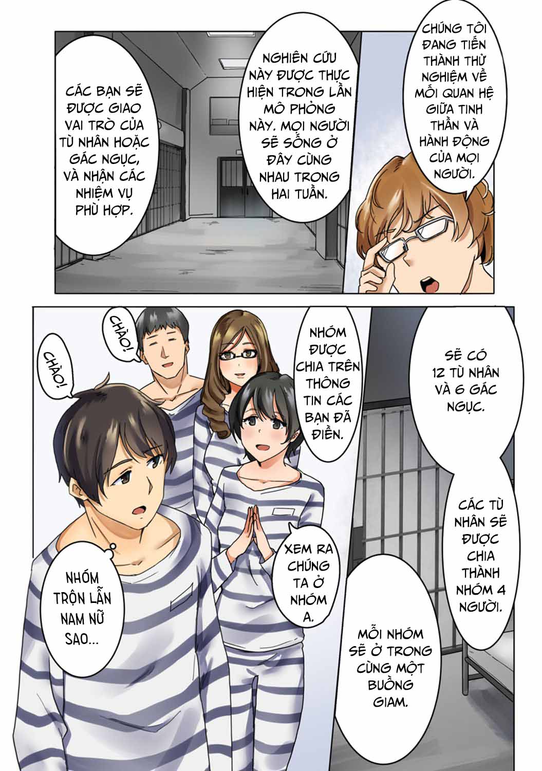 Đọc truyện hentai Kangoku Zemi Kanshu ni Zettai Fukujuu o Shiirarete - Chap 1