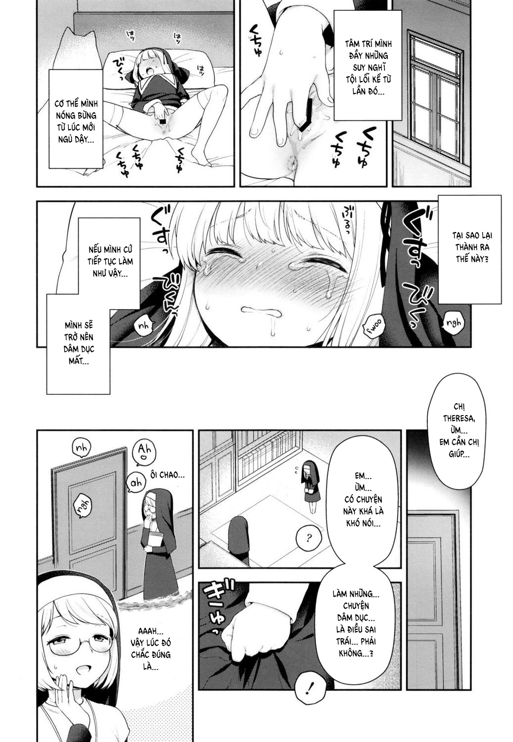 Đọc truyện hentai Keiken na Sister Minarai ga Otoko no Tokunou Seieki o Shiboritsukusu Hon - Oneshot