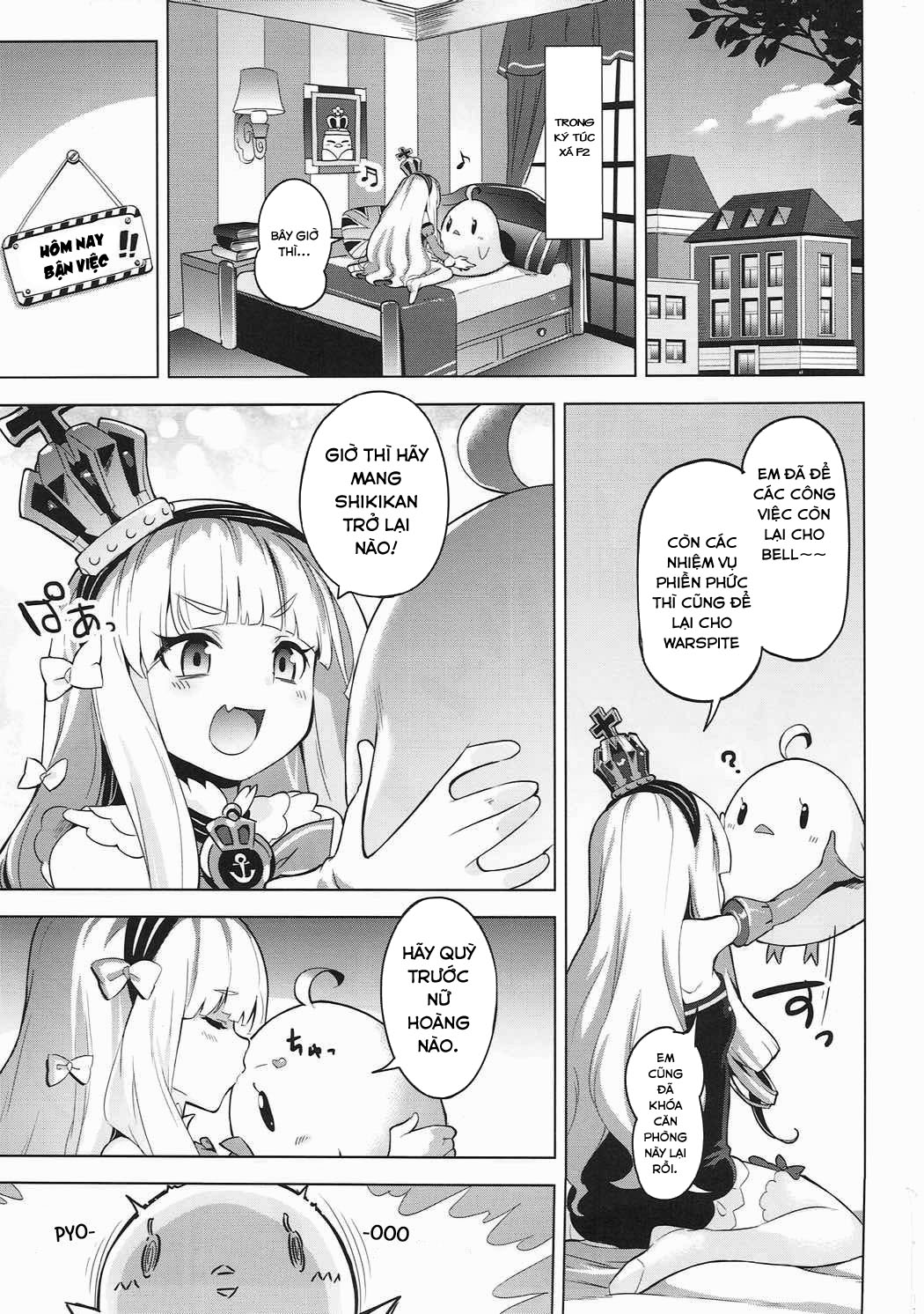 Đọc truyện hentai Template of a blond cutting board (Azur Lane) - Oneshot