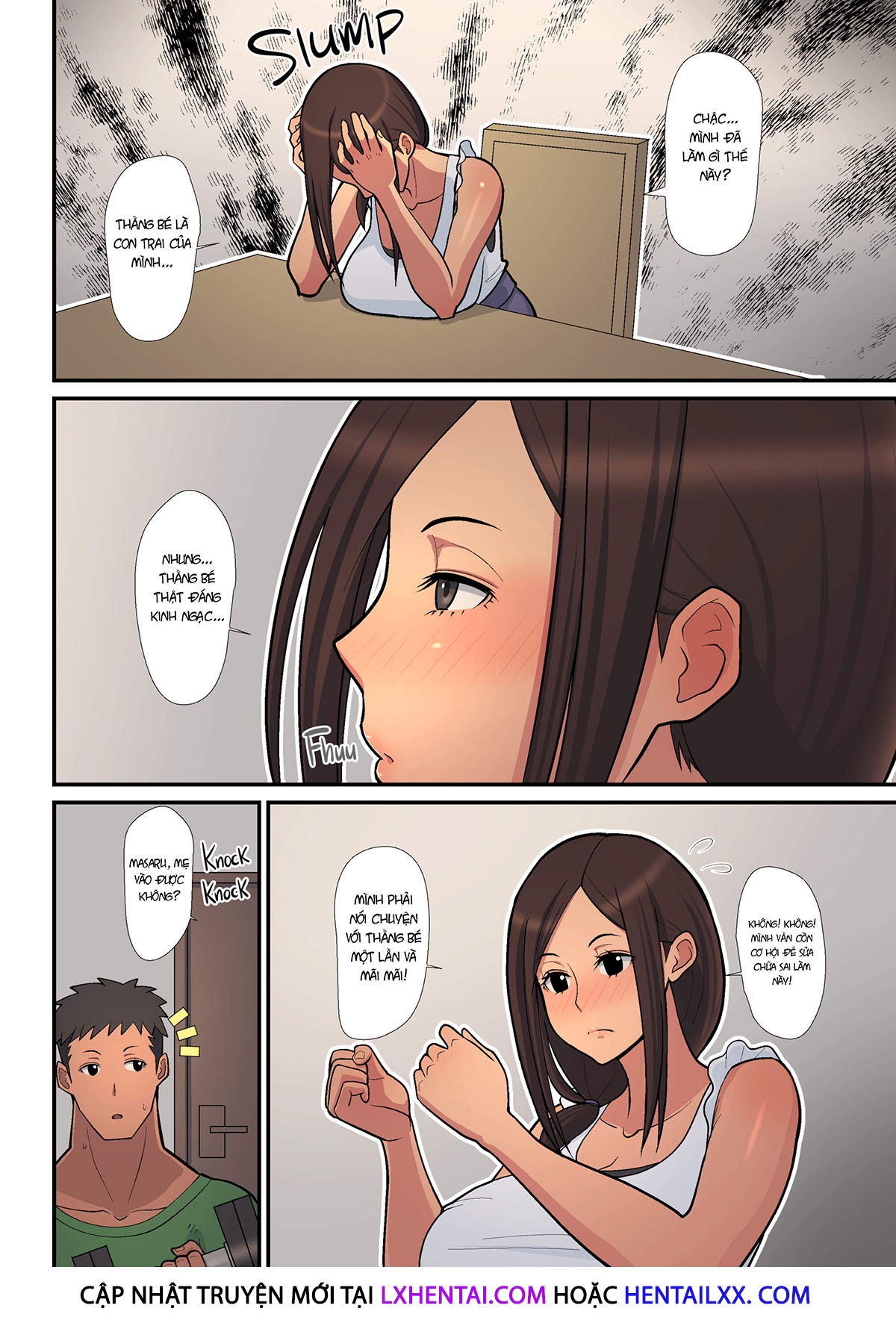 Đọc truyện hentai Haha kara Inbo ni Natta Wake - Oneshot - Không che