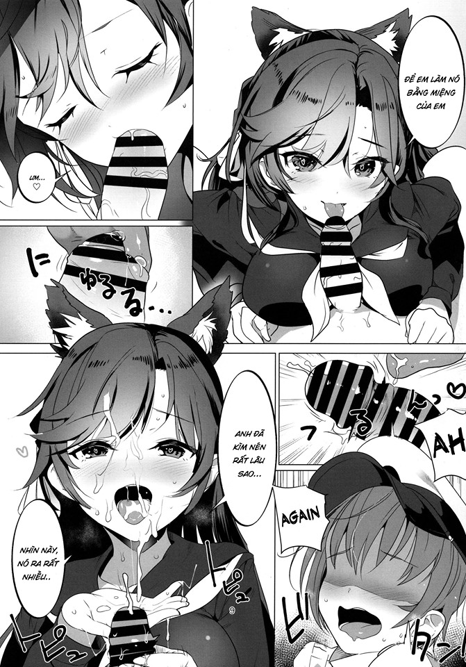 Đọc truyện hentai Làm Tình Cùng Hai Chị Em Atago Và Takao (Azur Lane) - Oneshot